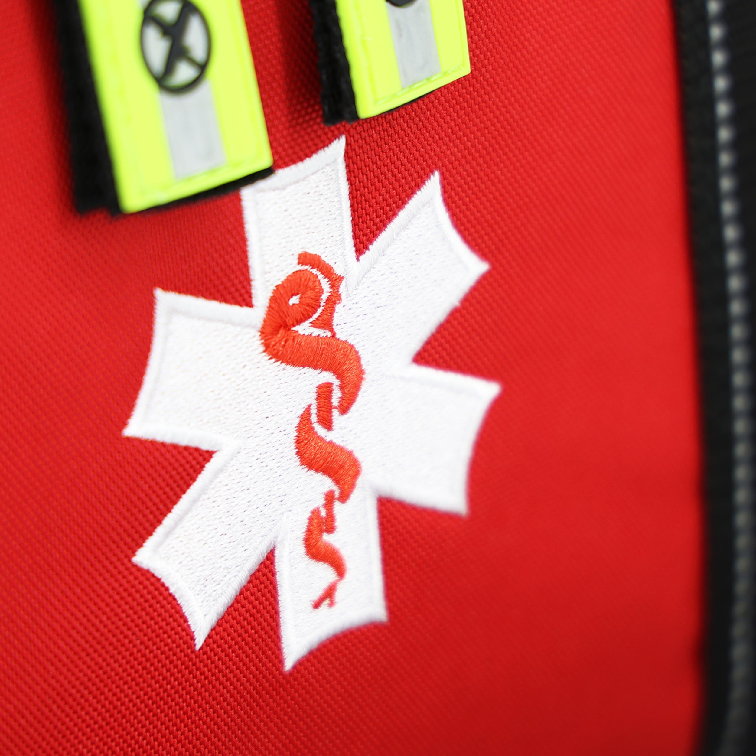 Lightning X EMT Medic - Bolsa de Salto Grande para Primeros Auxilios EMS, con divisores (Rojo)