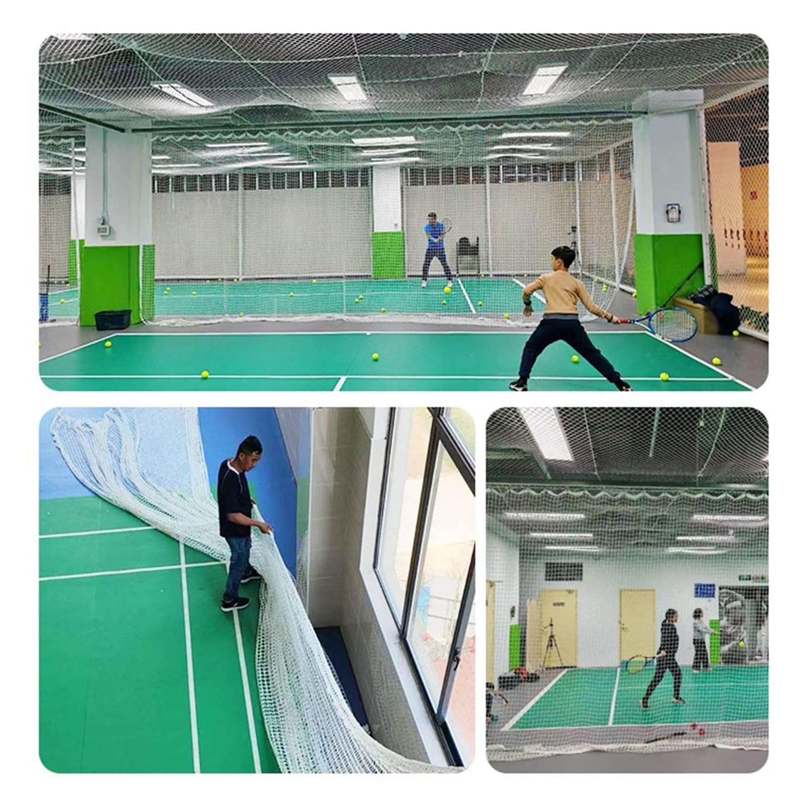 Katzennetz für Balkone Hohe Zugfestigkeit Und Wetterbeständigkeit Golf Übungsnetz Geeignet für Sportplätze 3x9m(9.8x29.5ft)