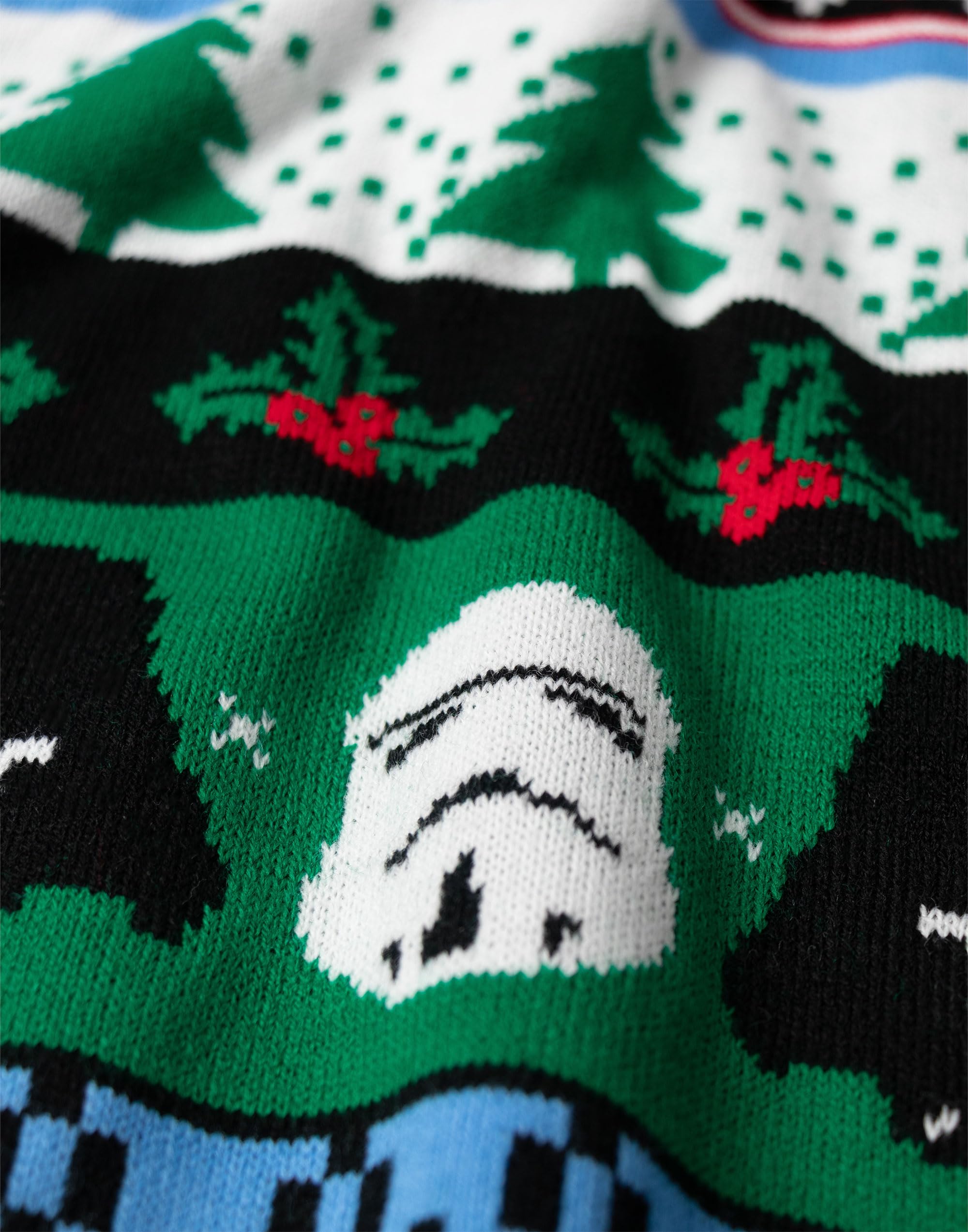 Star Wars Stormtroopers Darth Vader Mehrfarbiger Weihnachtspullover mit Logo | Langärmliger Rundhalsausschnitt für Weihnachtsfeiern | Festliche Herrenbekleidung Merch