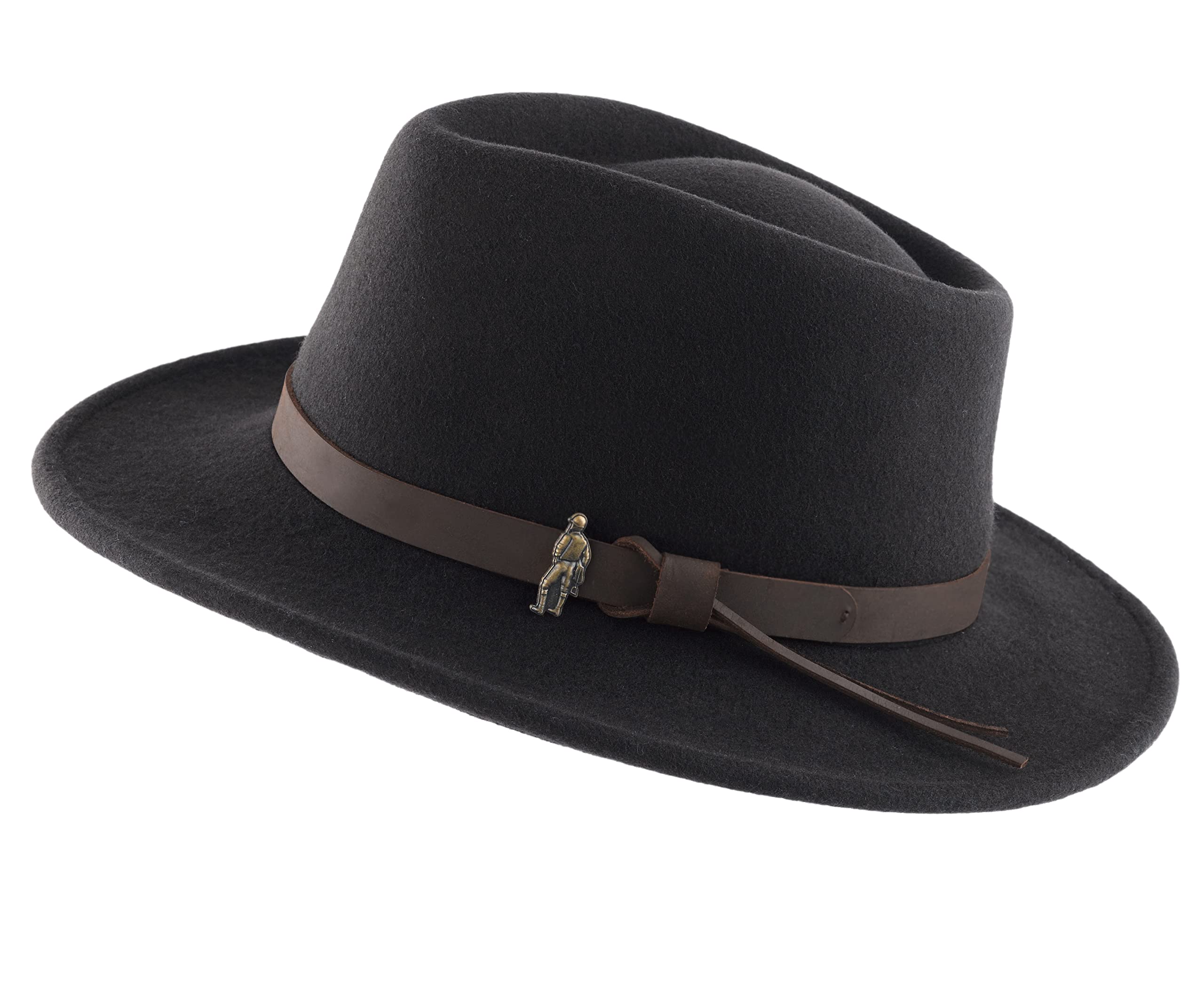 Walker and Hawkes Boston - Sombrero Unisex de Fieltro - Plegable