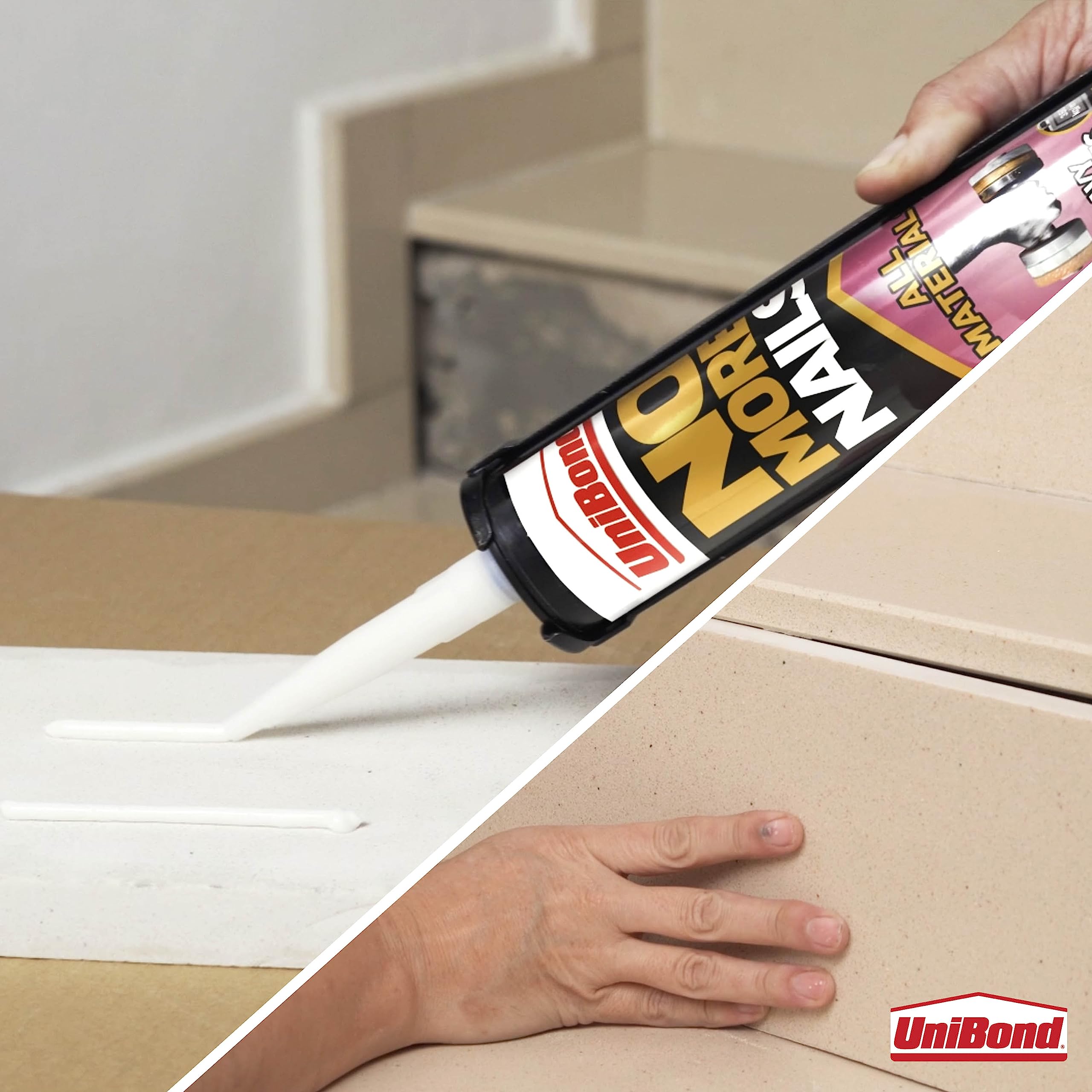 Adesivo Unibond No More Nails Originale Forte - 234g, Per Legno Adesivo Unibond No More Nails Originale Forte - 234g, Per Legno