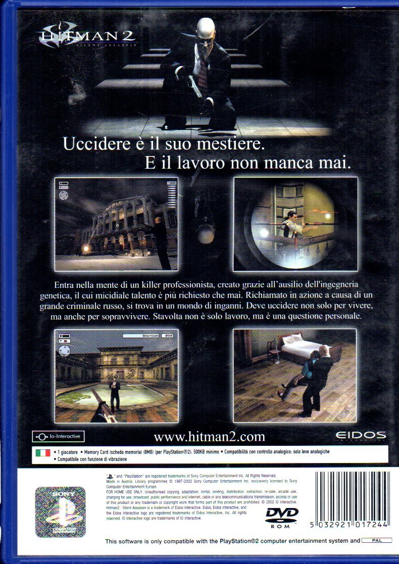 Hitman 2 - Silent Assassin [Ps2 - Edizione: Italia]