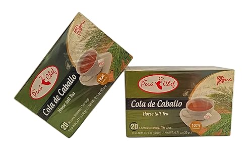 2 cajas de té cola de caballo/Te Cola de Caballo 20 bolsas de té