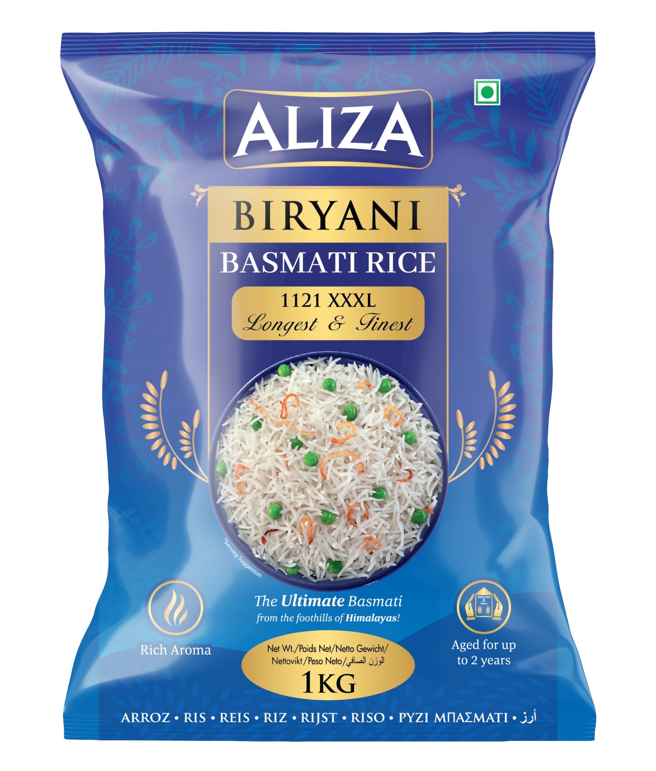 See full amazon price history chart for Aliza Biryani 1121 Basmati Rice With Great Taste & Sweet Aroma | Long Grain Aged and Fluffy | Excellent Strength - Perfect For Everyday Cooking | Pack Of 1 (1kg) Aliza Biryani 1121 Basmati Rice With Great Taste & Sweet Aroma | Long Grain Aged and Fluffy | Excellent Strength - Perfect For Everyday Cooking | Pack Of 1 (1kg) (B0D223TZJP) Amazon Price History, Amazon Price Tracker