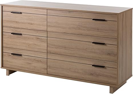 Rustic oak 6 drawer dresser Clearance