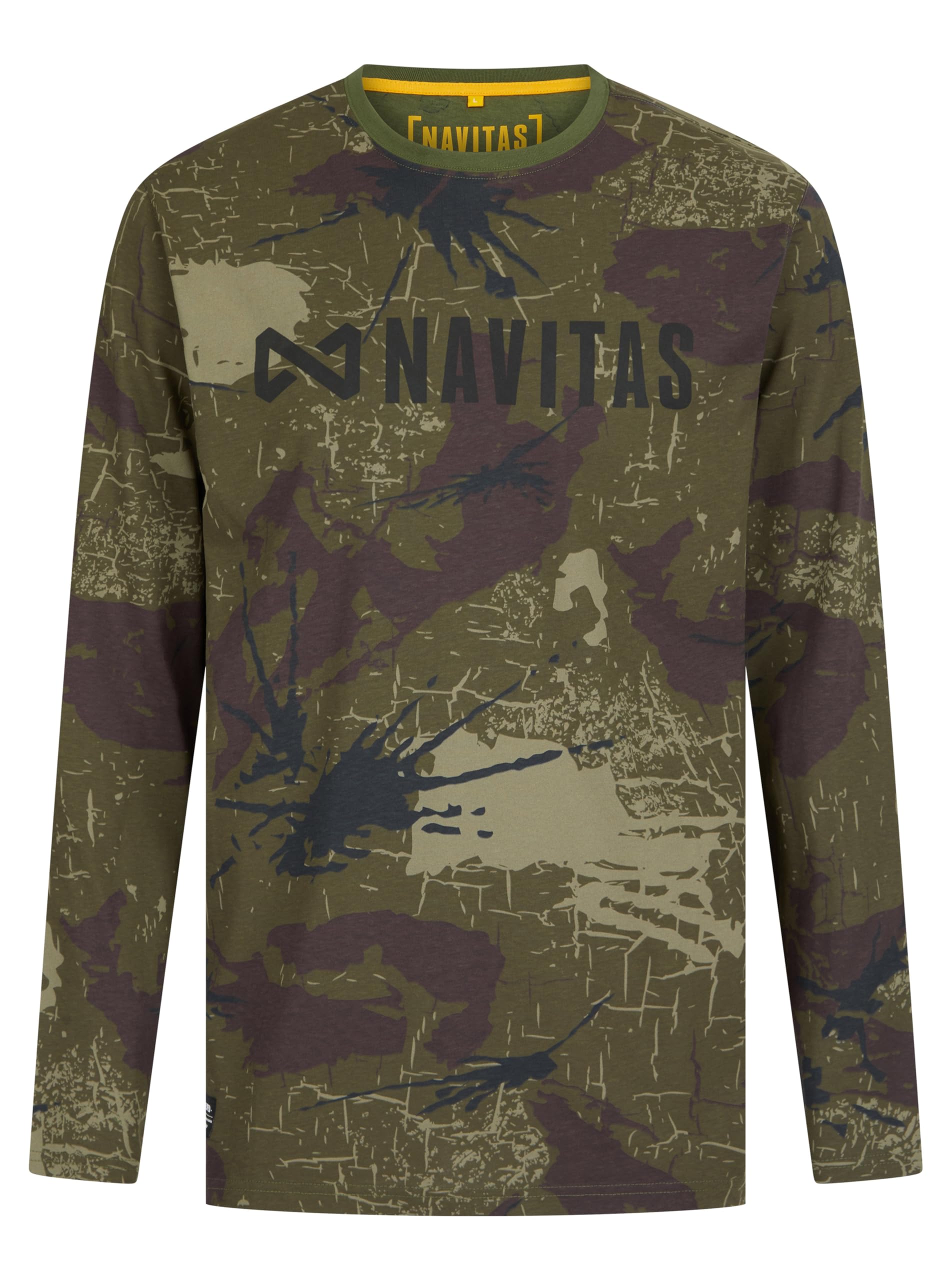 Navitas Unisex Camo Identity Long Sleeve T-Shirt - Fishing Outdoor Clothing (Uk, Alpha, 4XL, Regular, Regular, 1, )