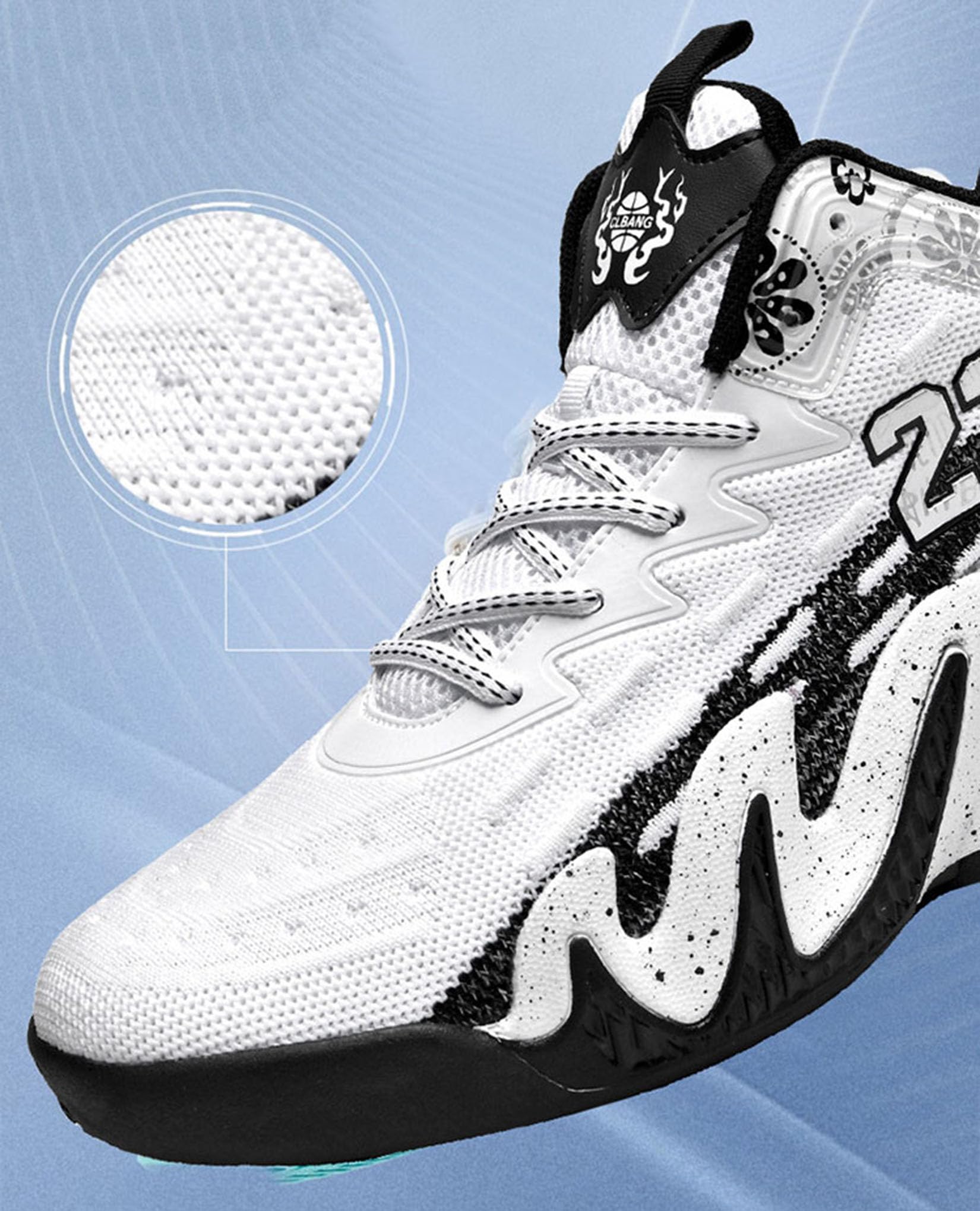Męskie I Damskie Buty Do Koszykówki Chłopców Outdoor Wygodne Oddychające Buty Sportowe(41 EU, Z04)