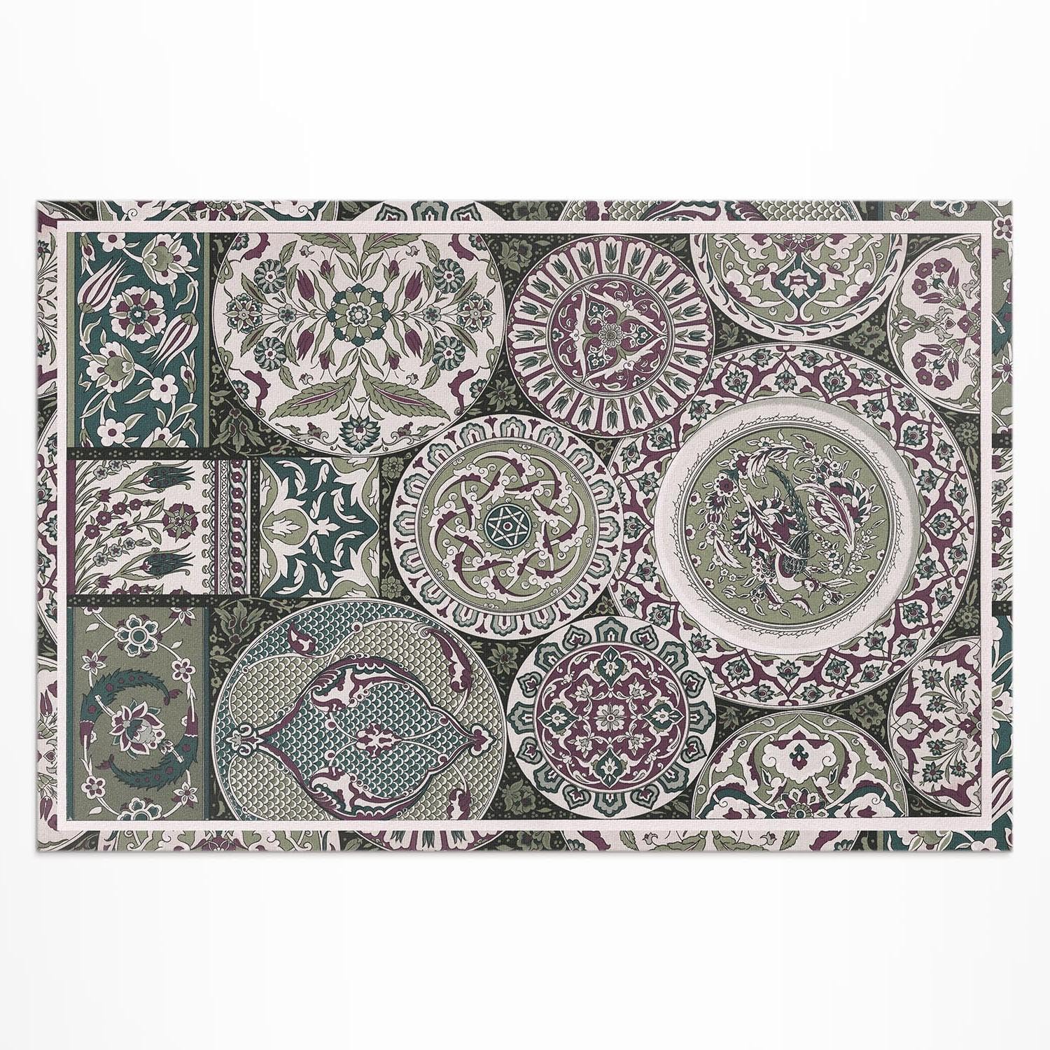 Tapis d'extérieur 140x210 cm Albert Racinet en PVC rectangulaire pour terrasse et porche