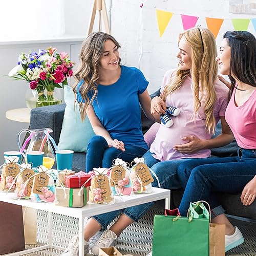 Miniatura 6 de Kathfly 24 juegos de llaveros de cerdo para fiestas, regalos de Navidad, mini llavero de cerdo de resina rosa, regalo de regreso para invitados con