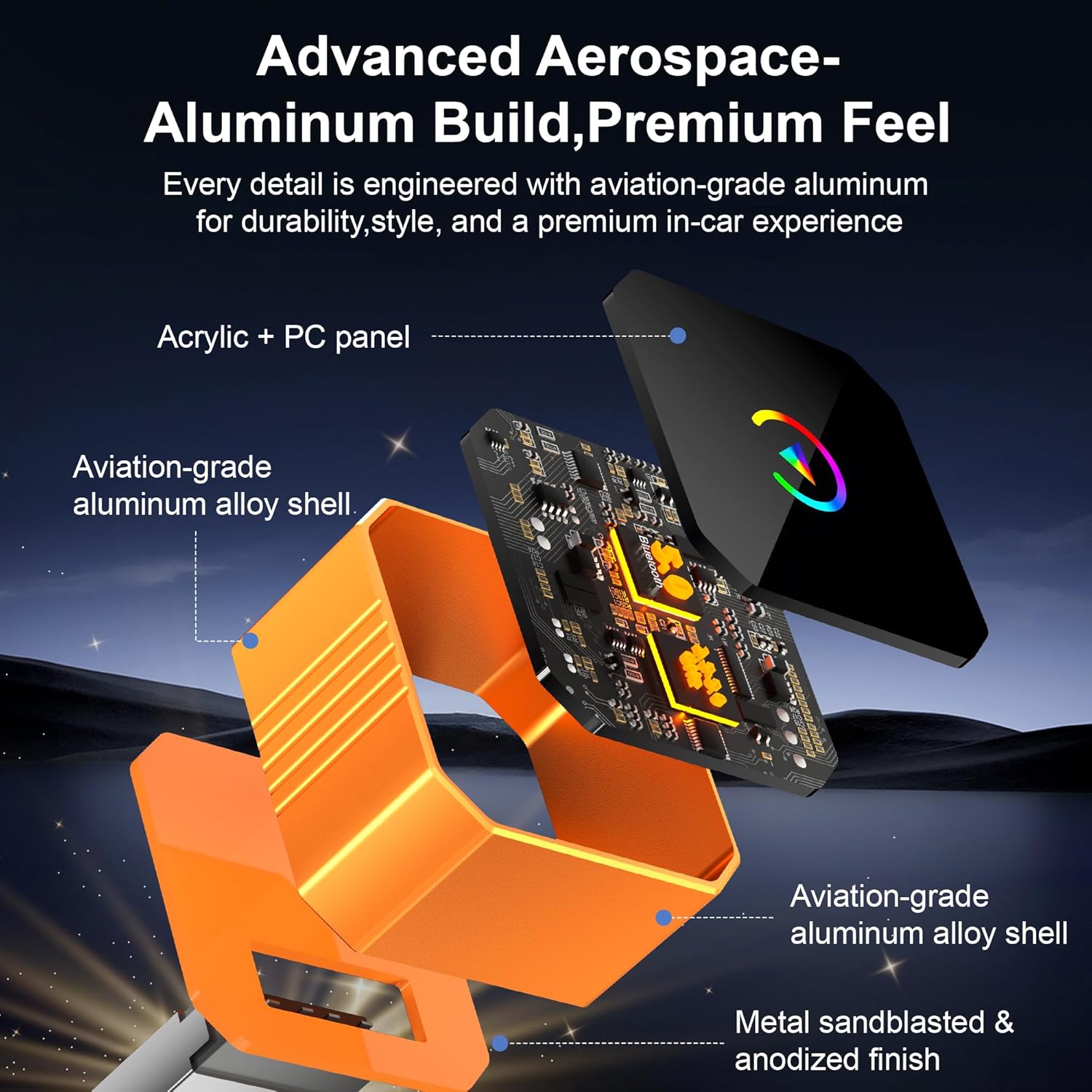 2026 Upgrade Mini Wireless CarPlay Adapter for CarPlay & Android Auto, Plug & Play, Fast, Auto Connect, No Latency 2in1 Car Play Wireless Adapter for iPhone iOS 10+ Android 11+ Information Display