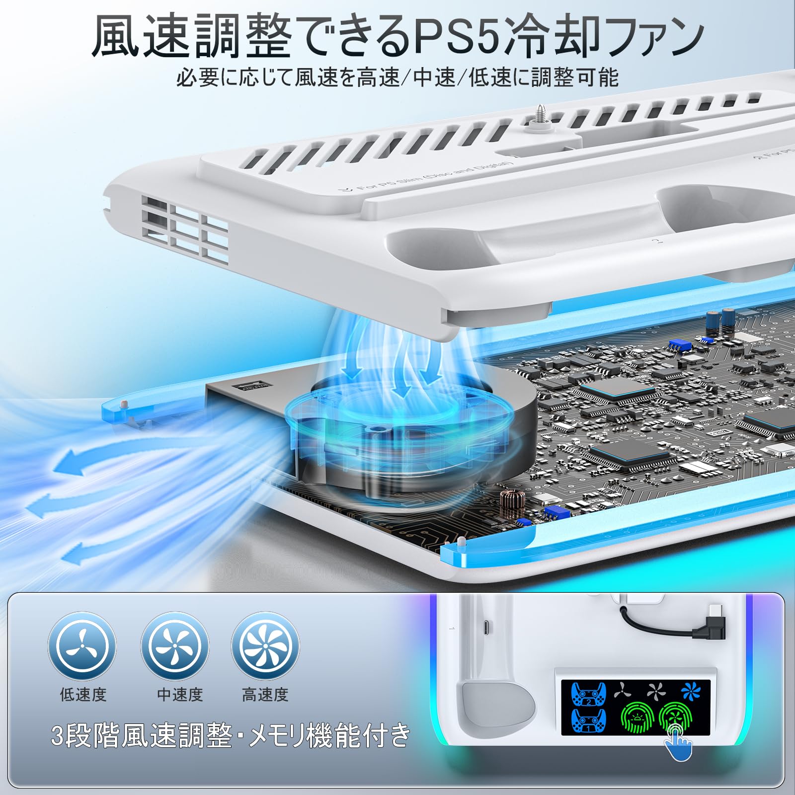 Amazon.co.jp: 【新旧型PS5両対応 PS5 Pro非対応】新型 PS5 Slim 縦 