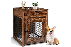 Stylish Dog Crate Furniture End Table: A Cozy Den and Practical Decor