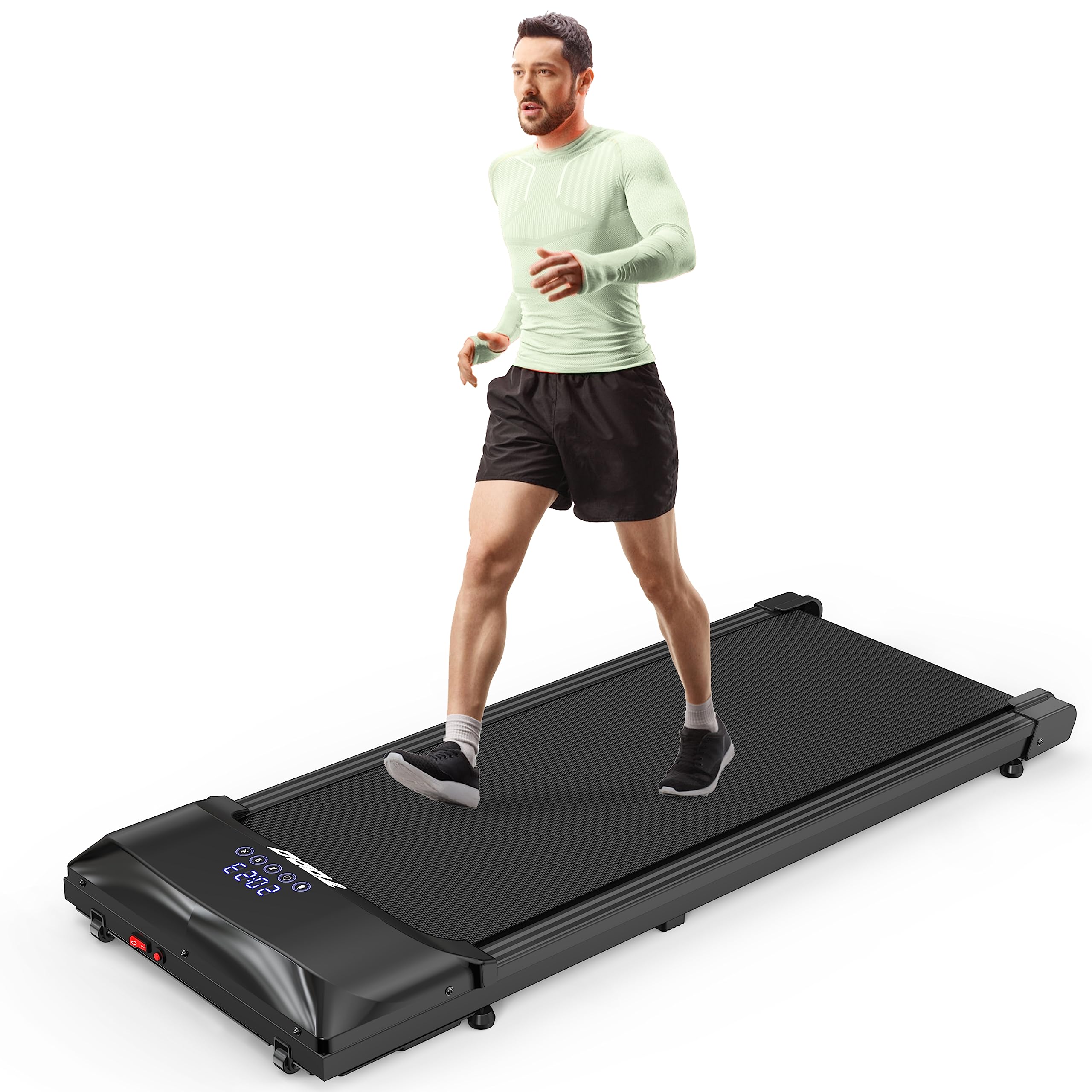 Under Desk Treadmill Walking Pad 2 in 1 for Walking Running Jogging Desk Treadmill for Home Office Exercise