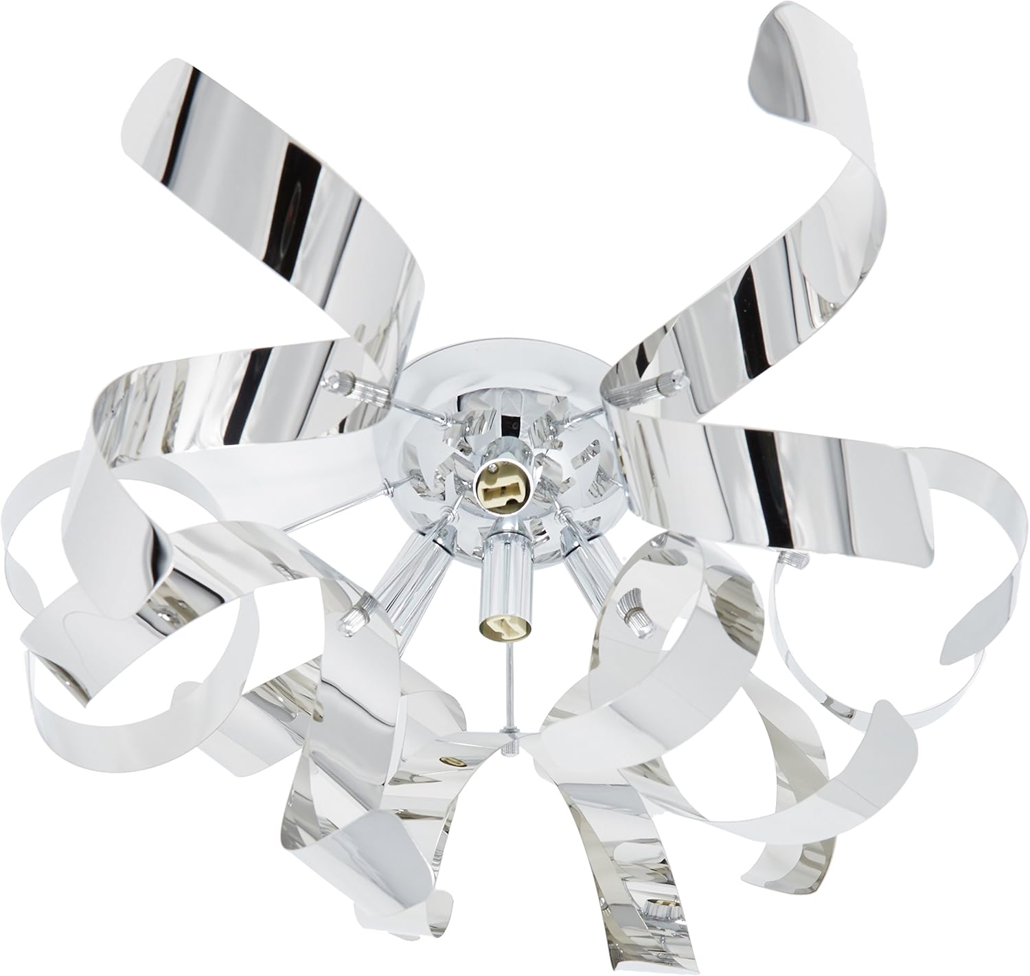 Artcraft Lighting Artcraft AC604CH Contemporary Modern Four Light Flush Mount from Bel Air Collection in Chrome Finish, 19.00 inches