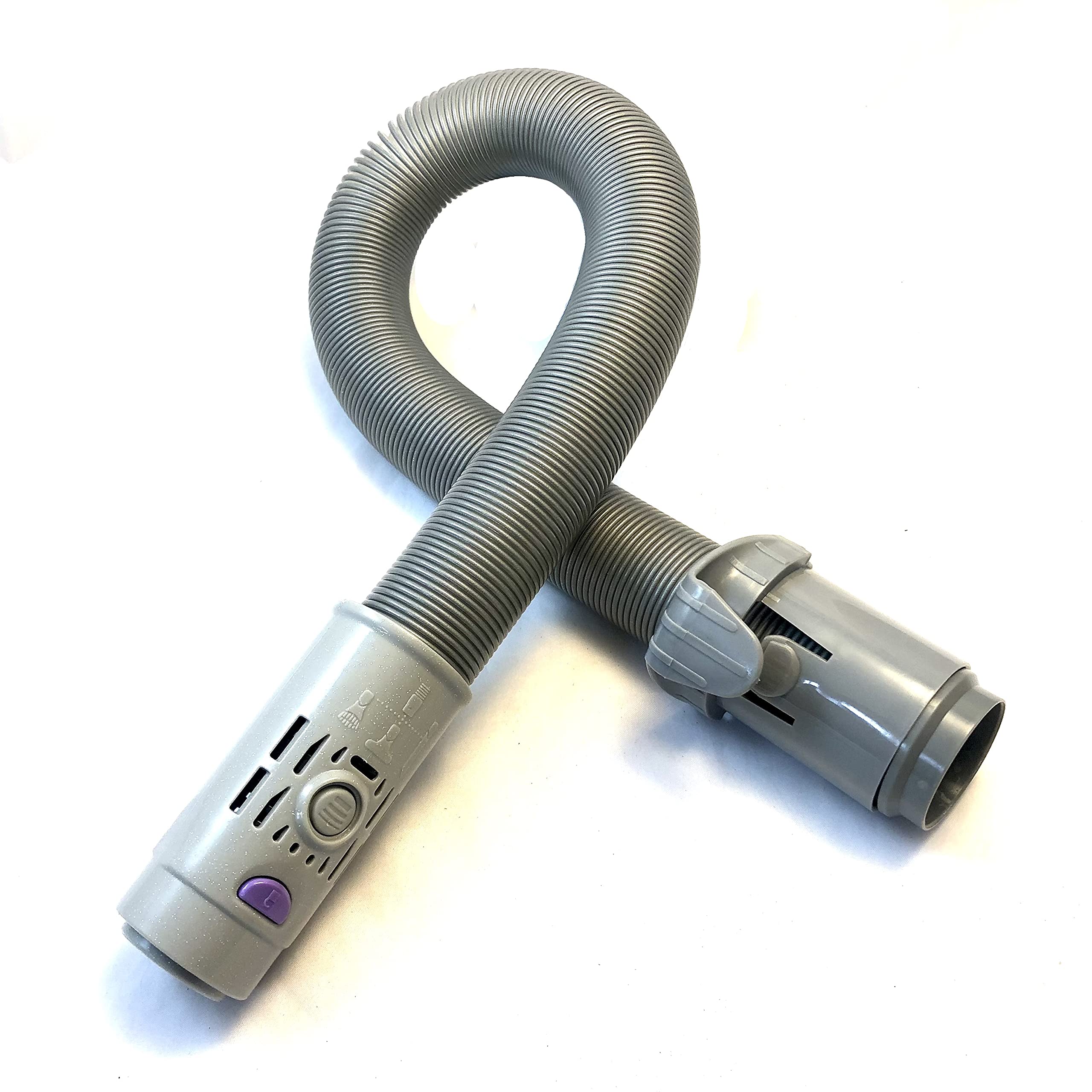 Manchester Vacs Blue,Green,Grey,Lime,Orange,Purple,Red,Silver Compatible With Dyson Dc04 Clutched Back Hose. Stretch Rear Pipe. Original Design.