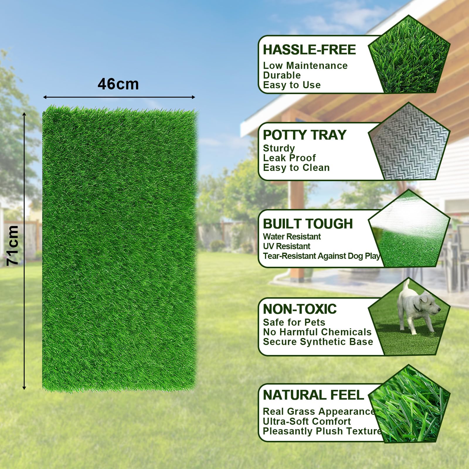 Yeqqzq Artificial Grass - Image 2