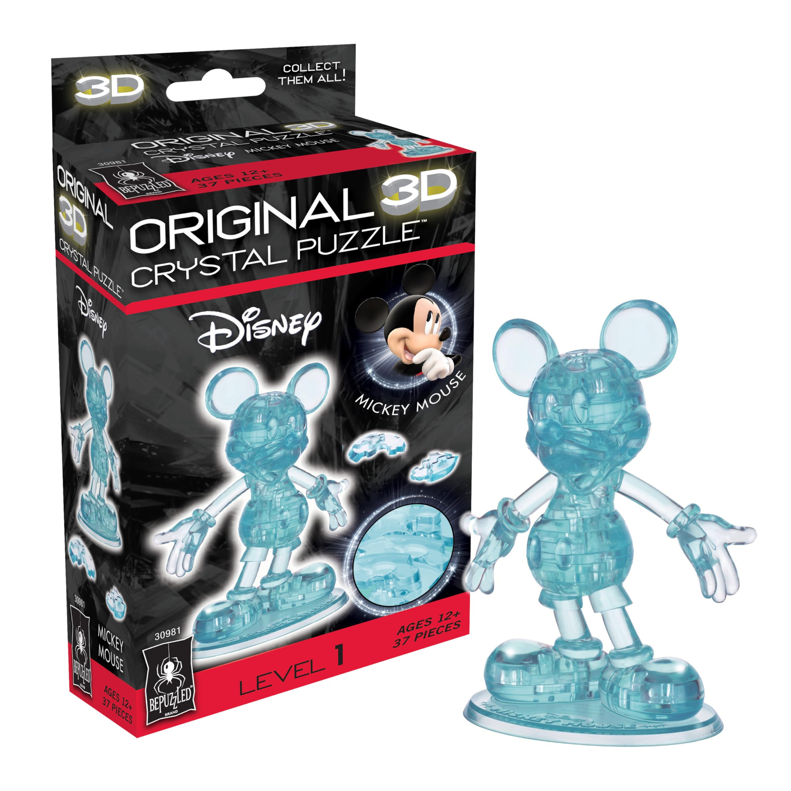 Amazon.com: Original 3D Crystal Puzzle - Mickey Mouse : Toys & Games