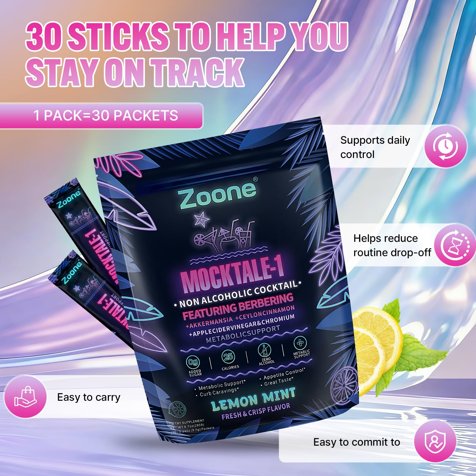 もーもーインメトリィ1.8Lセット Amazon.com: Zoone Metabolic Support Drink Mix, Lemon Mint Flavor