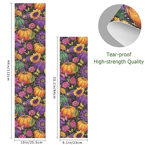 Vista 251 de Abstracto Negro Gris Geométrico Skateboard Grip Tape 33x9inch Papel de lija Longboard Scooter Griptape Diseño antideslizante y anti-desgarro