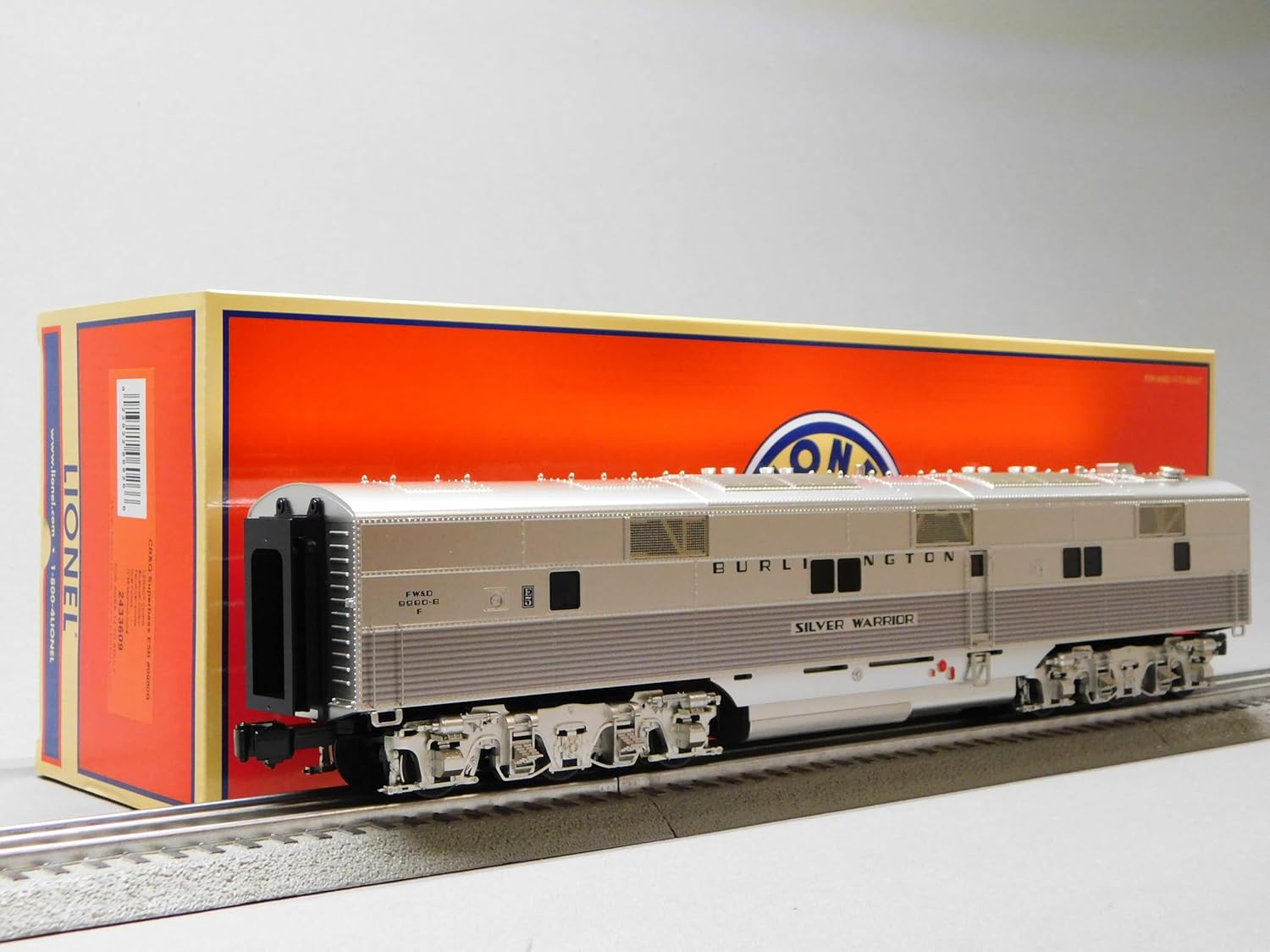 Lionel Chicago Burlington & Quincy CB&Q SUPERBASS E6B Diesel Locomotive Engine #9980B O Gauge 2433609