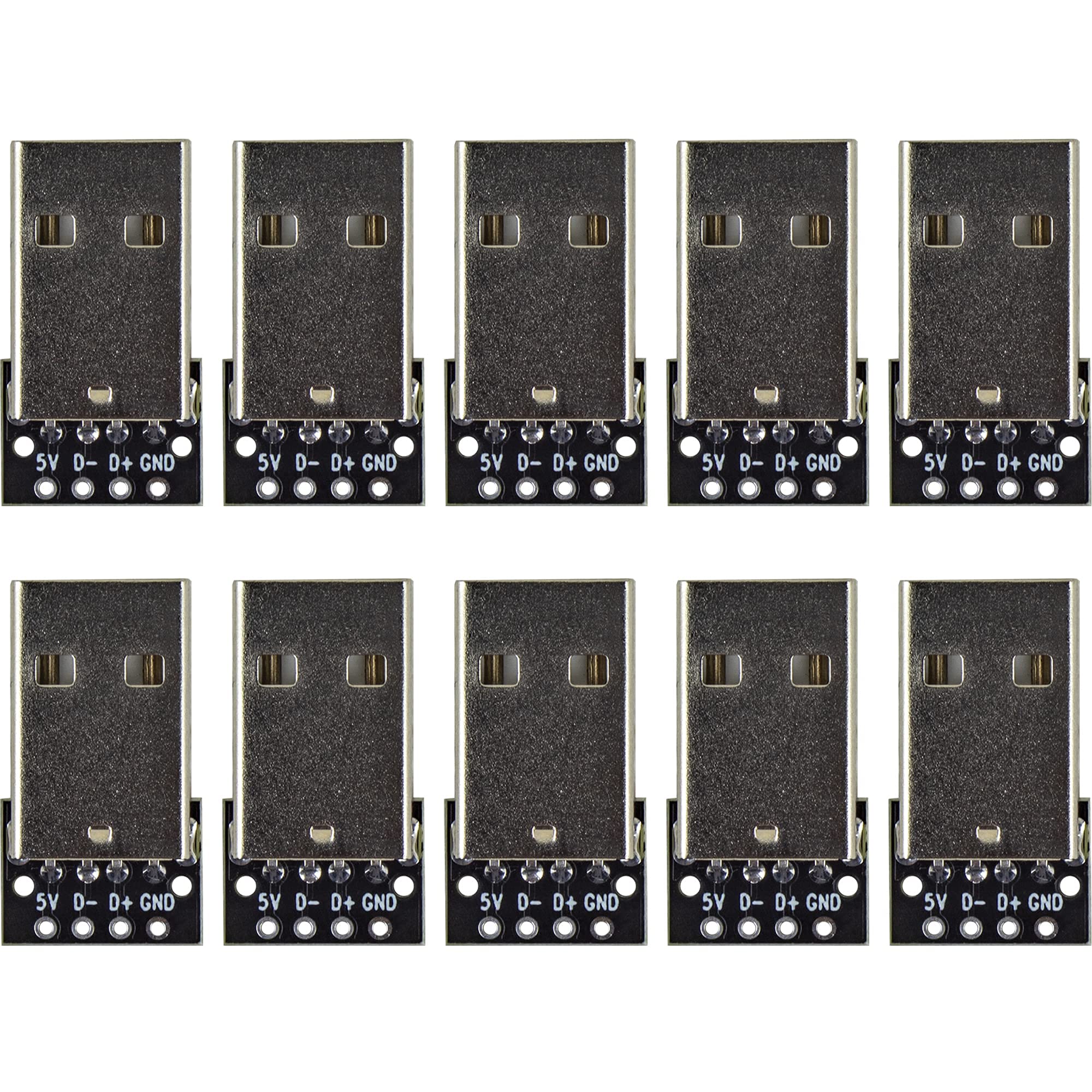 whiteeeen 10pcs USB a Male Breakout Board-picture-22