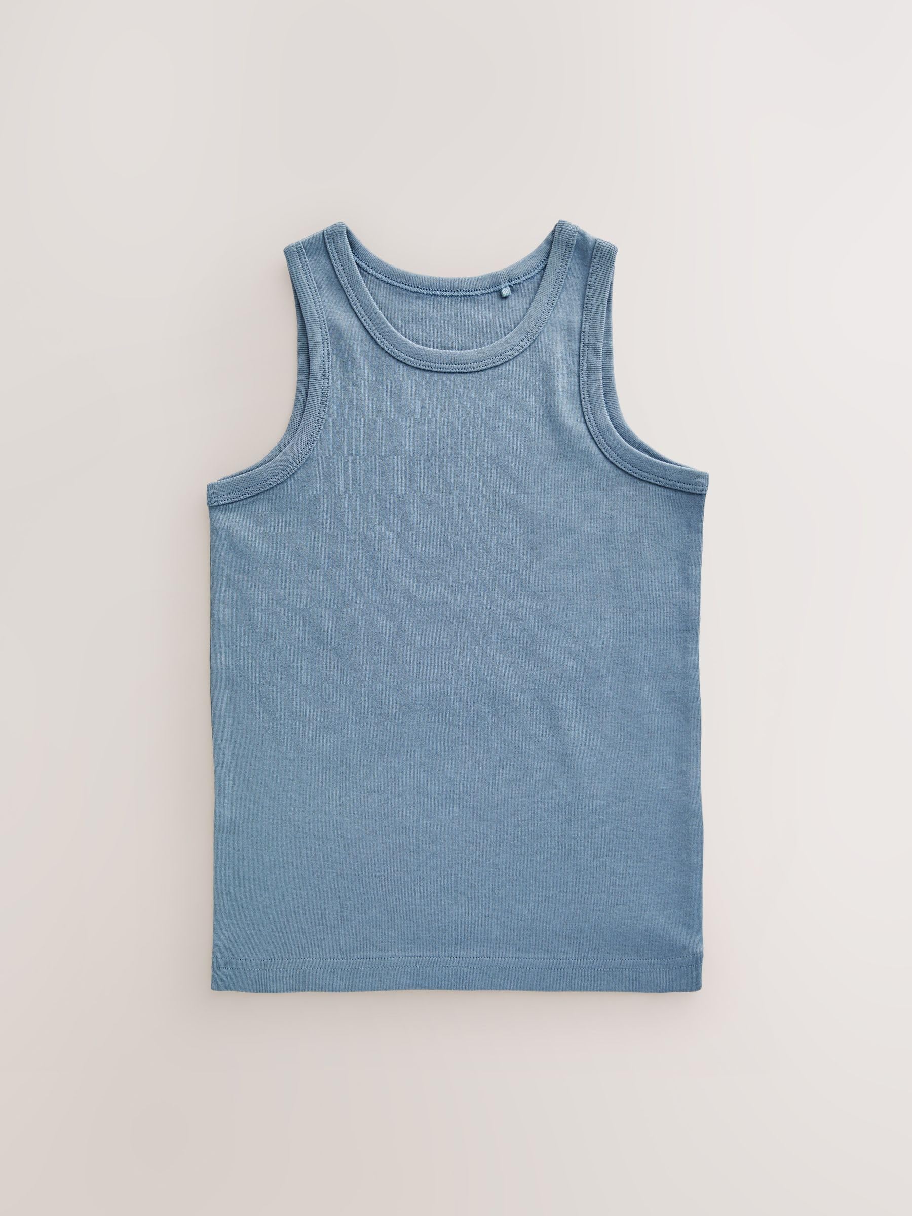 NEXT Jungen 5er-Pack Trägertops aus Biobaumwolle 86-176
