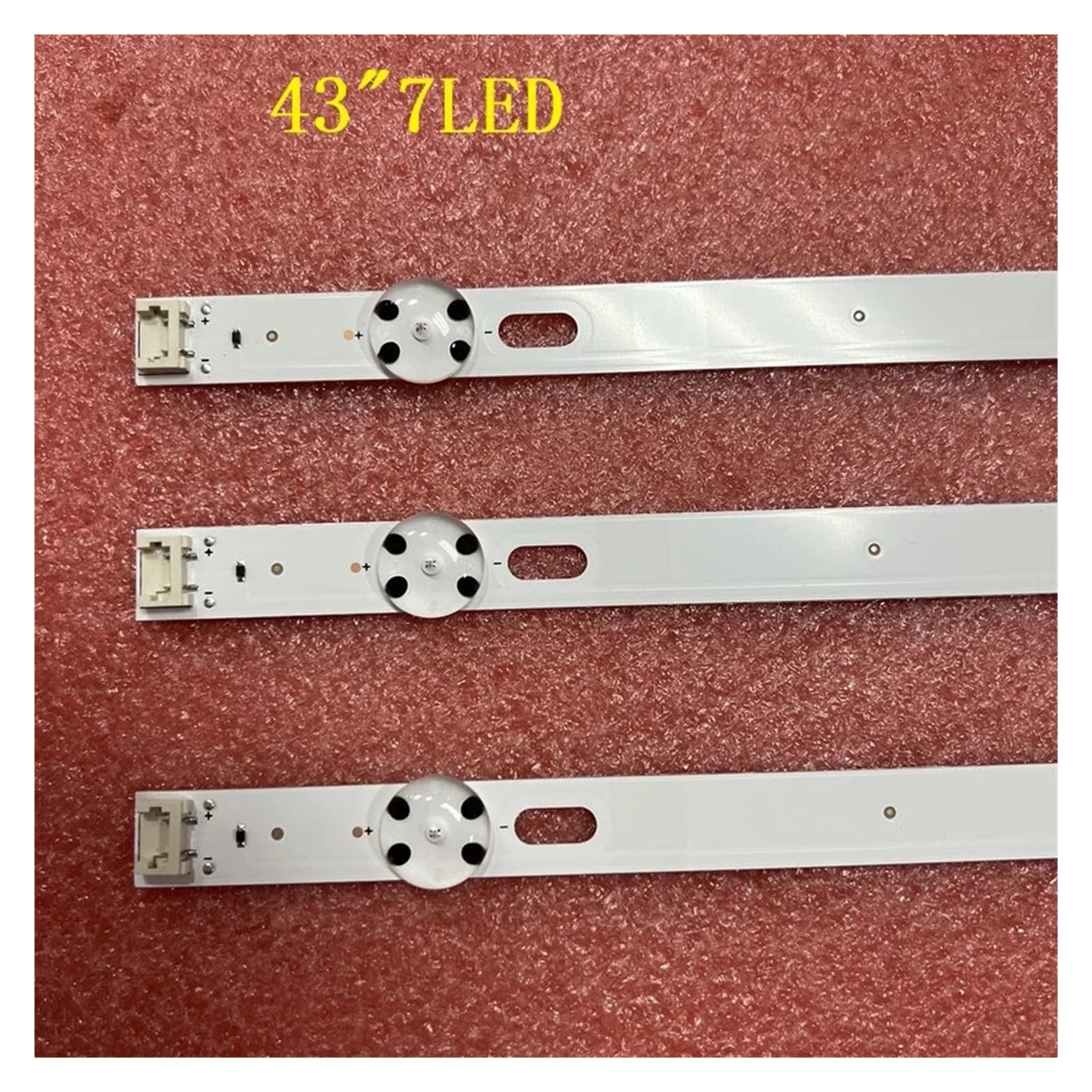 Tiras de retroiluminación LED for televisores 43UM7050PLF, 43UK6300PLB, 43UK6400, 43UK6090, 43UK6200, 43UK6300, LC43490086A, 303TV430003, LC43490089A(3 PCS For 1 TV)