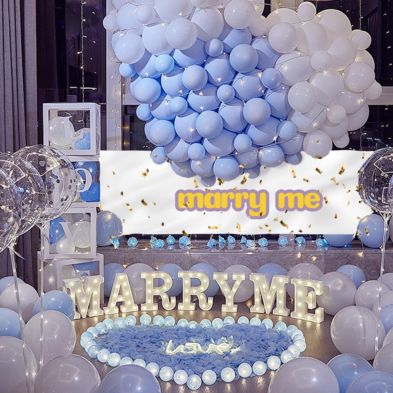 LUTER 2pcs 180x60cm Bannière Vierge à Peindre, Drapeau Blanc à Personnaliser En Polyester Bannières Blanche Avec 2pcs 6m Corde à Suspendre Pour DIY Mur Extérieur Intérieur Enseignes Bureau Affichage