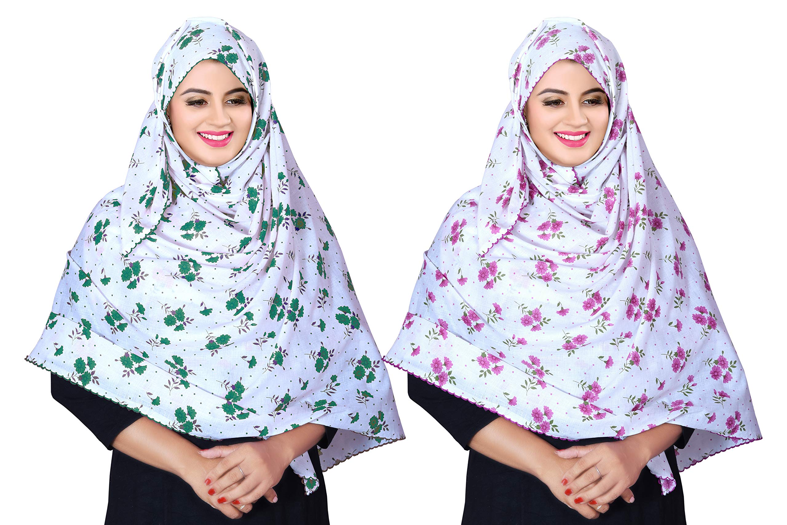 GenericVastragrah Women's Polycotton Namaz Dupatta with Woven Border