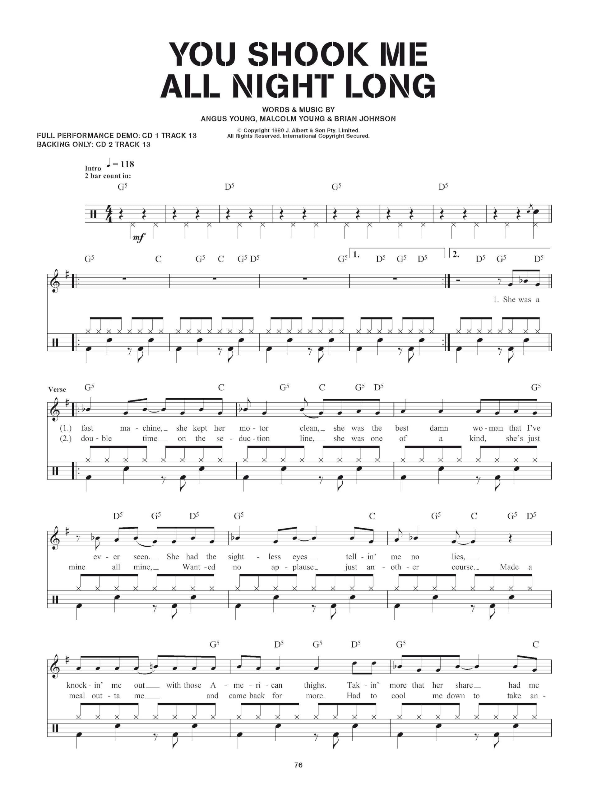 Play Drums With... The Best Of AC/DC. Comprend Enregistrement(s) en ligne