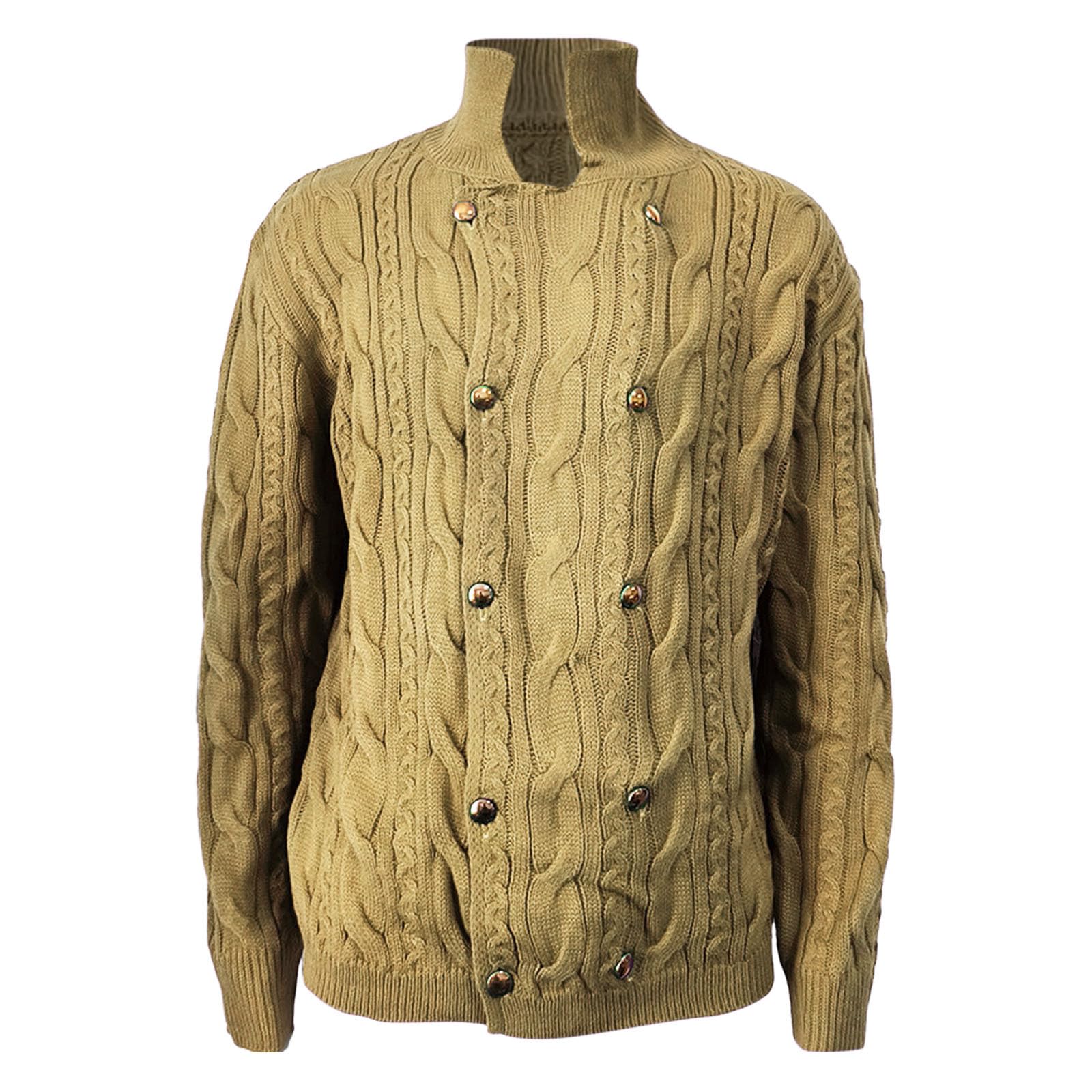 Cardigan Hombre Botones, Chaqueta De Punto Elegante Hombre Manga Larga con Un Solo Botonadura con Bolsillo Abrigo Color Sólido Informal con Botones Suéter Grande Suéter Otoño Invierno