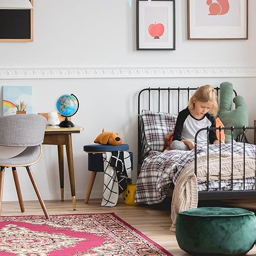 Miniatura 3 de Globo terráqueo con soporte – Globo terráqueo de escritorio para enseñanza, rotativo – perfecto para niños, estudiantes de geografía, profesores y