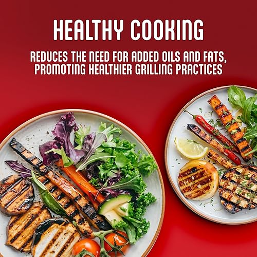 Miniatura 7 de Kaluns Alfombrillas de parrilla para parrilla al aire libre, alfombrillas antiadherentes reutilizables para parrillas de gas, carbón, parrillas