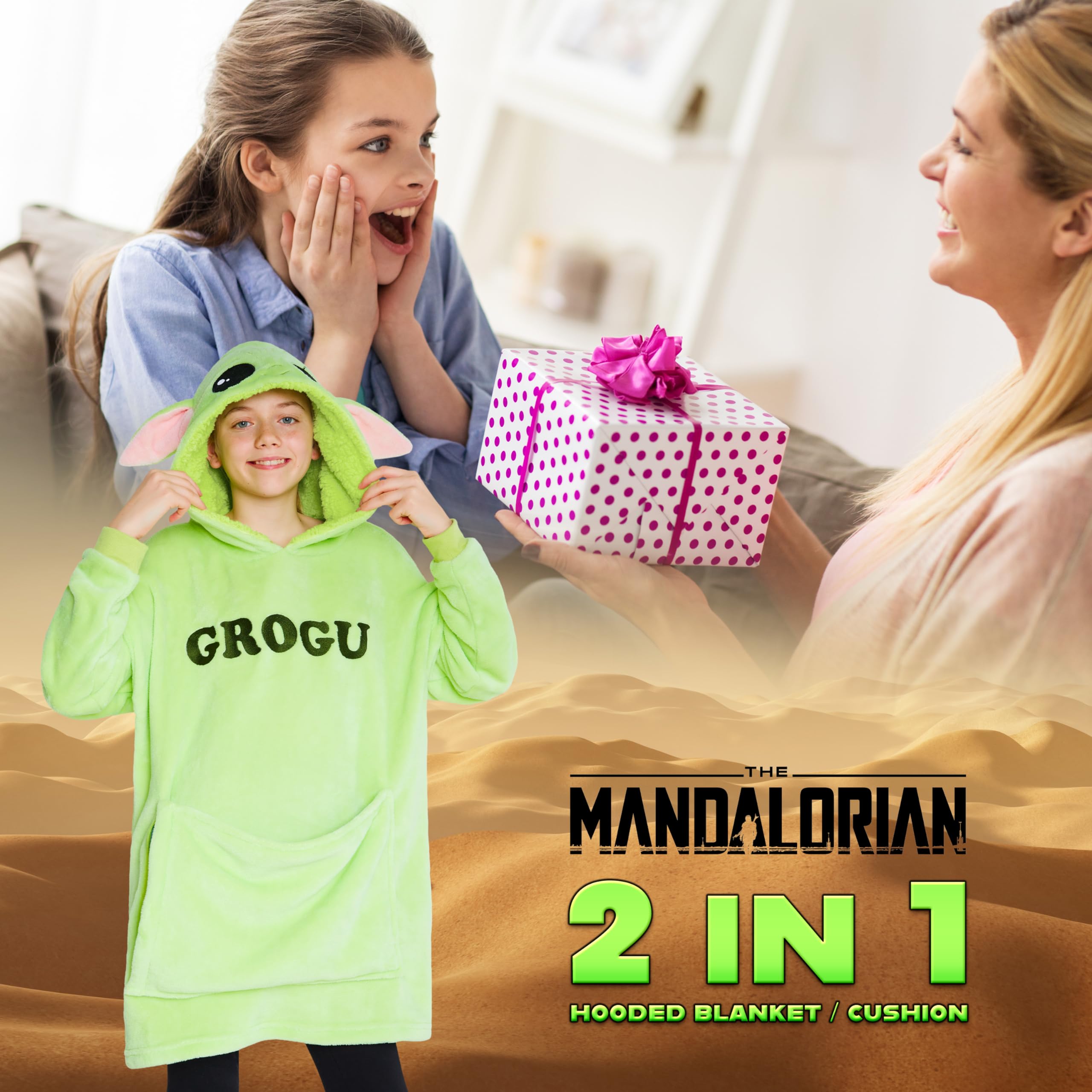 Disney Felpa Bambina - Felpa Coperta di Pile Taglia Unica - Felpa Oversize Bambini Ripiegabile A Cuscino - Stitch Gadget Ufficiale