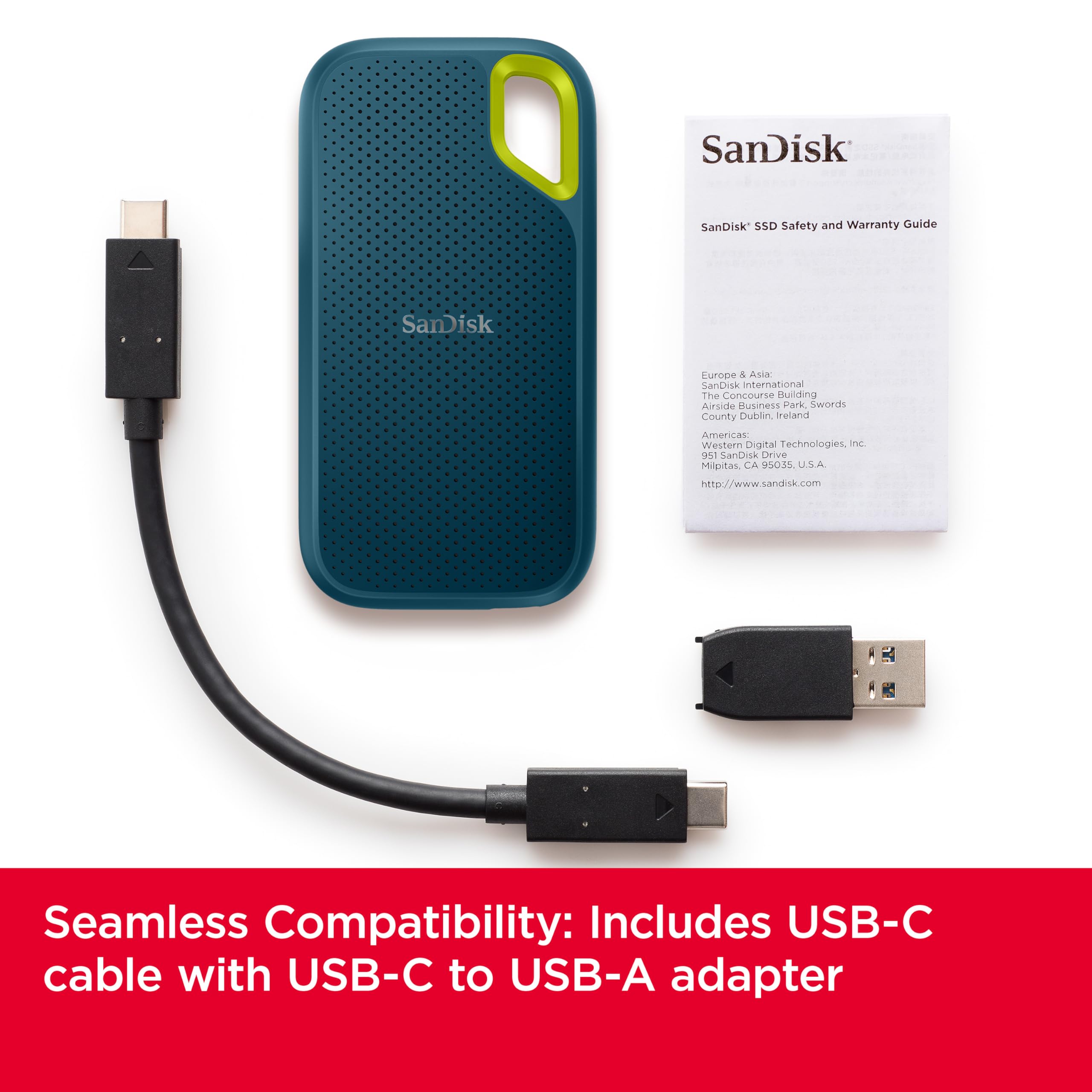 Amazon | SanDisk Extreme Portable SSD 8TB (最大1050MB/秒の読み込み