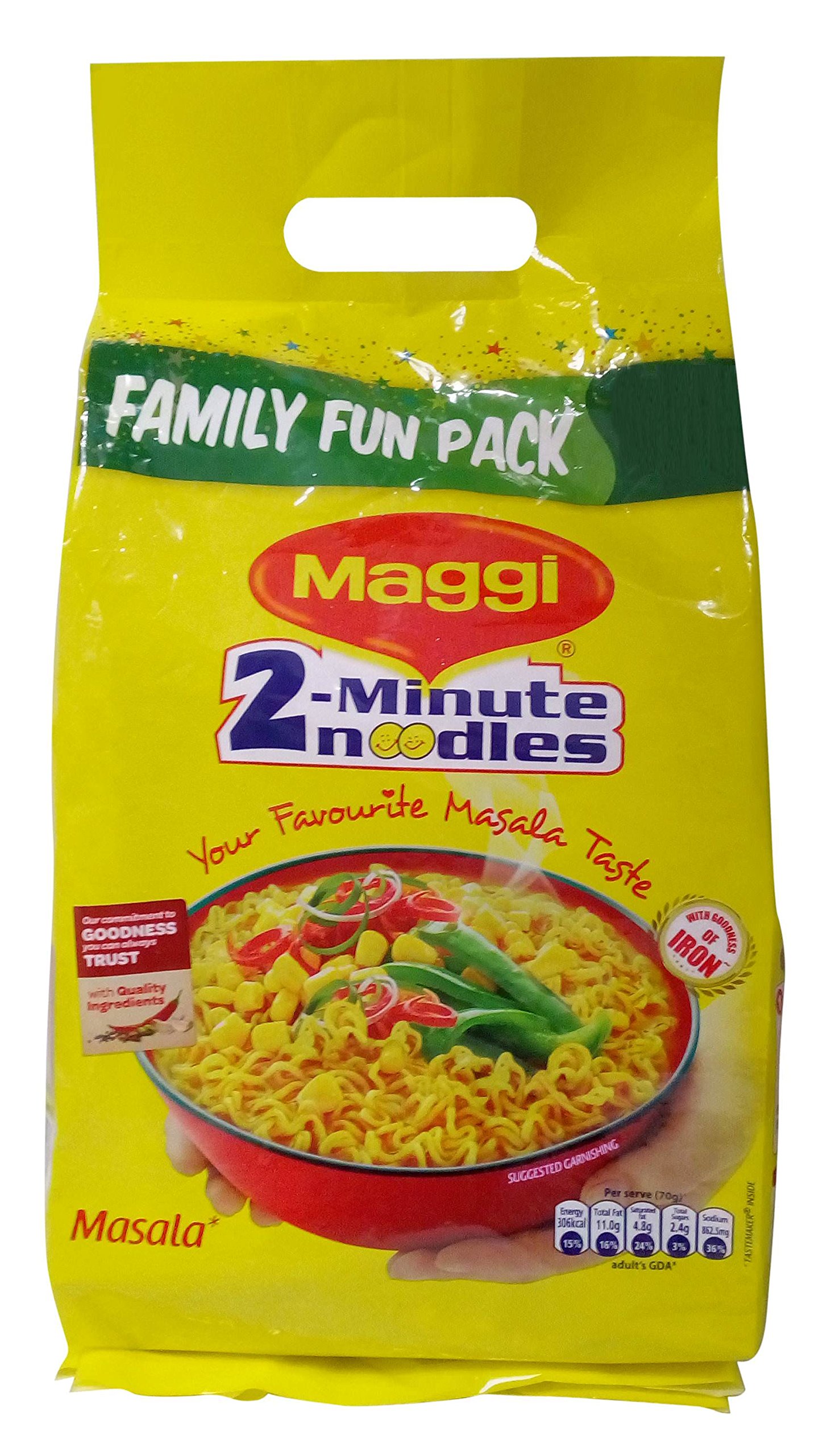 Maggi 2-minute masala noodles 768g ( pack of 16)