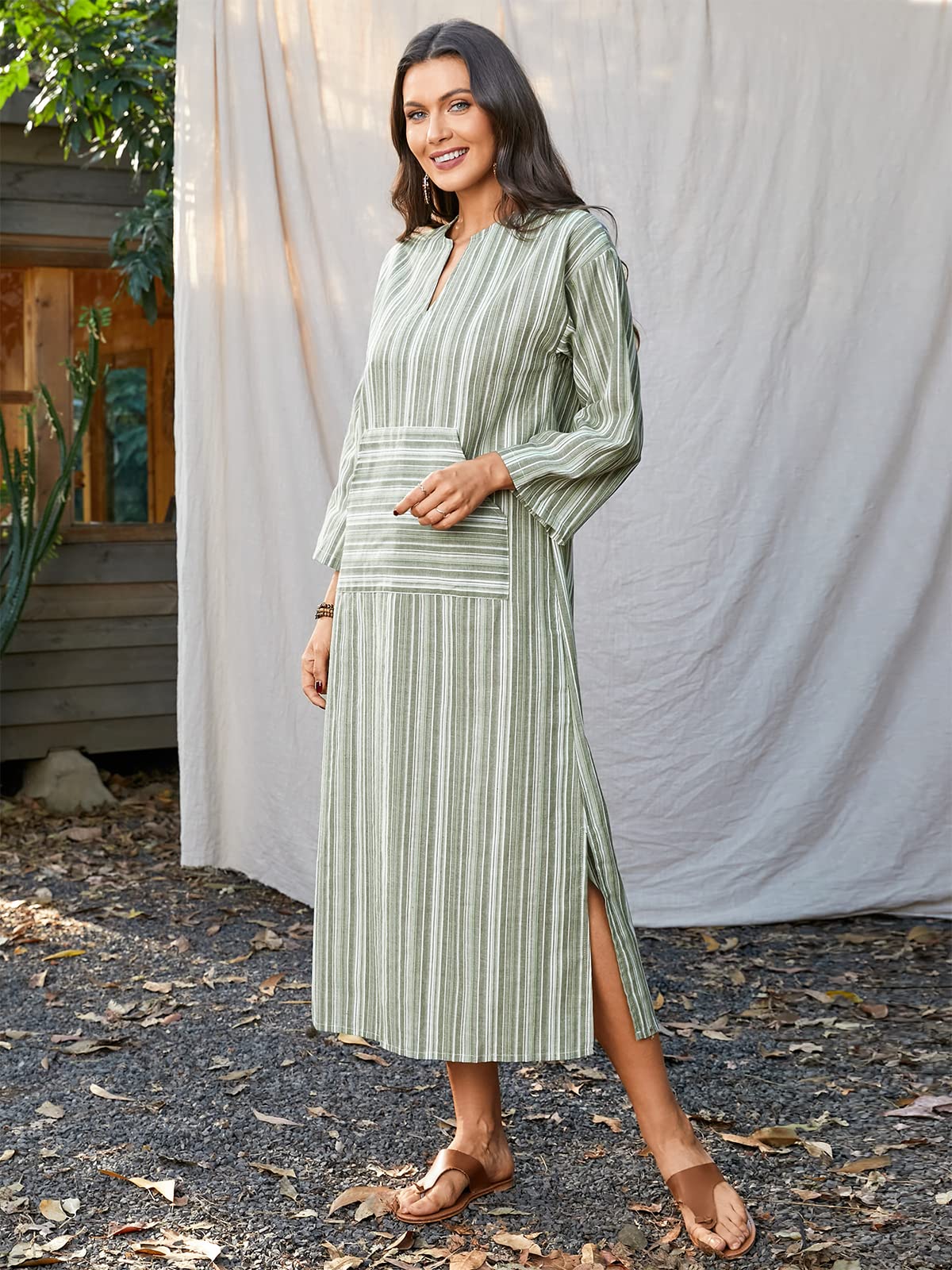 knee length dresses for ladies Plus Size 5XL Vonda Women Dress 2024 Fashion O-Neck Elegant Mini Dresses Casual Half Flared Sleeve Sundress Bohemian Vestidos Black / 2XL main image 1