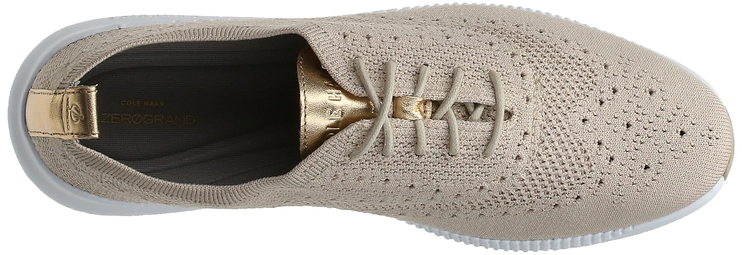 Cole Haan 2. Zerogrand Stitchlite Oxford, Wygląd dzianiny Rye biały, 39 EU