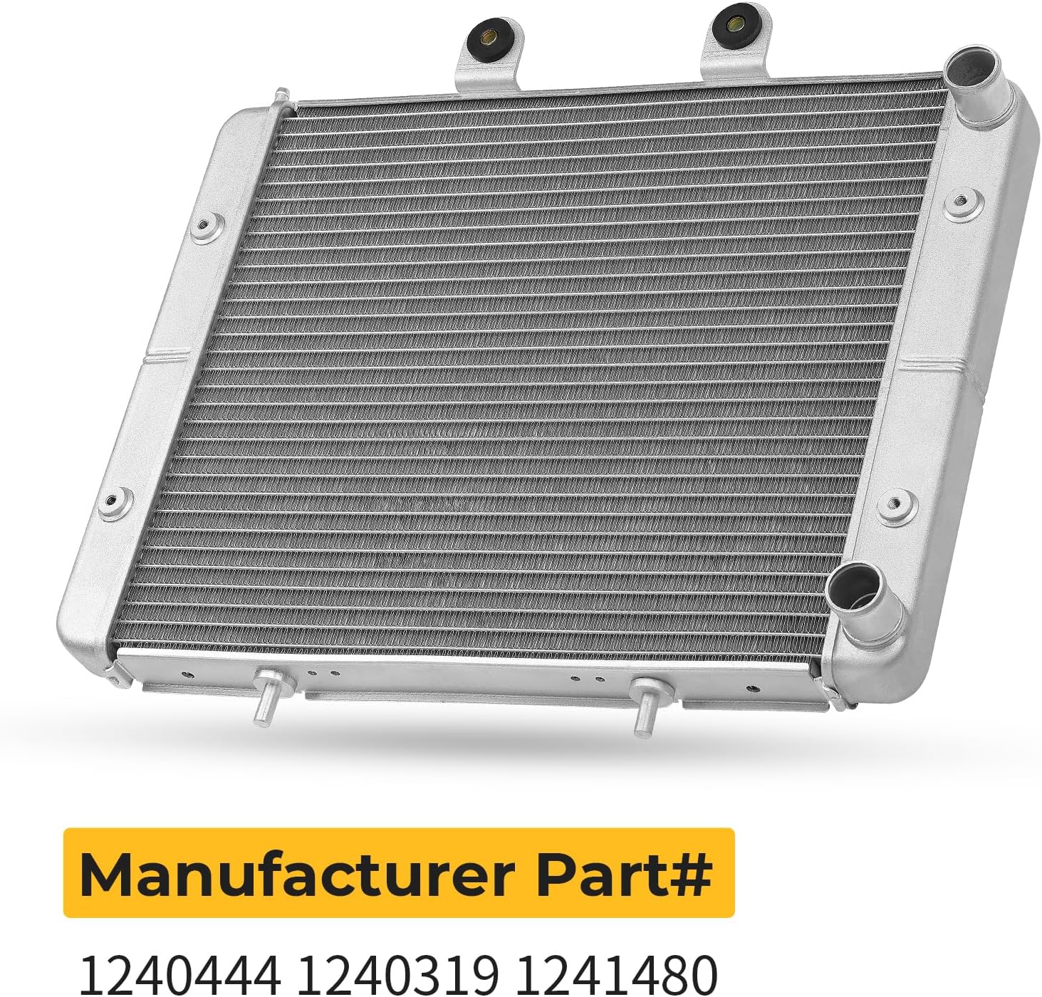 M MATI Cooling Radiator Aluminum Radiator Engine Radiator for Polaris RZR 800 RZR 570 2008-2022 Sportsman ACE 325 570 900 2014-2016 1240444 1240319 1241480
