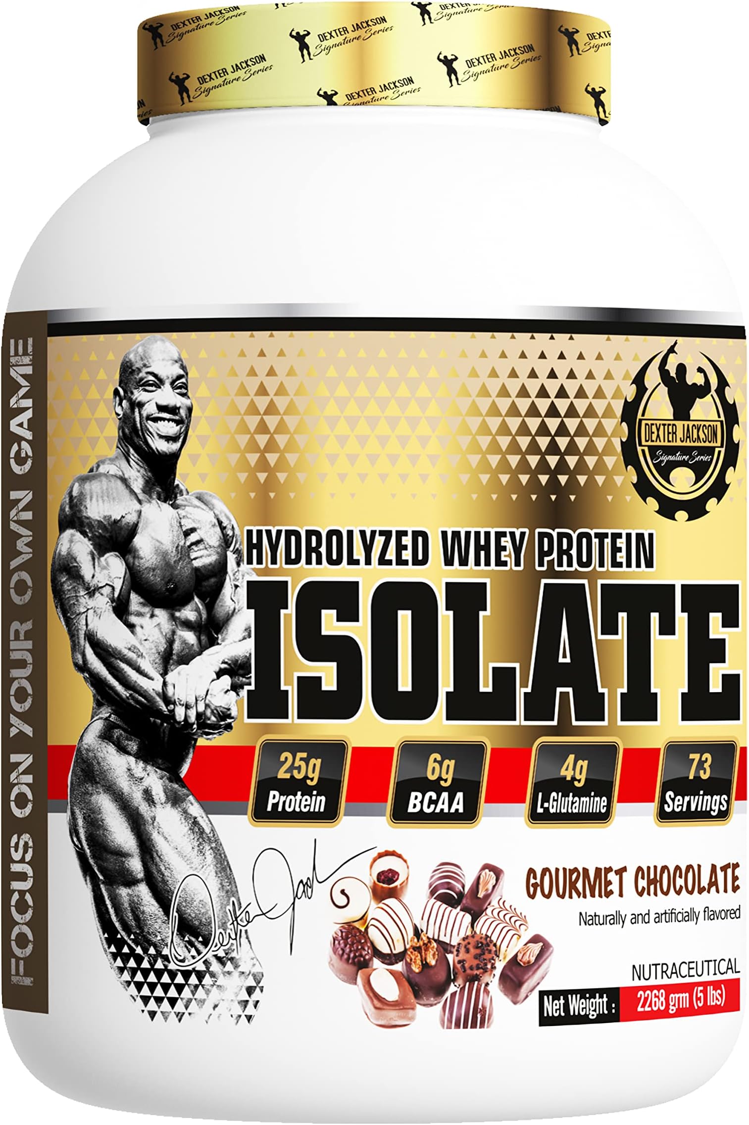 Signature Series Isolate Hydrolyzed Whey Protein 2268G (5 Lbs) - 73 Servings | Gourmet Chocolate Flavor - Premium Muscle Support For Optimal Performance And Recovery