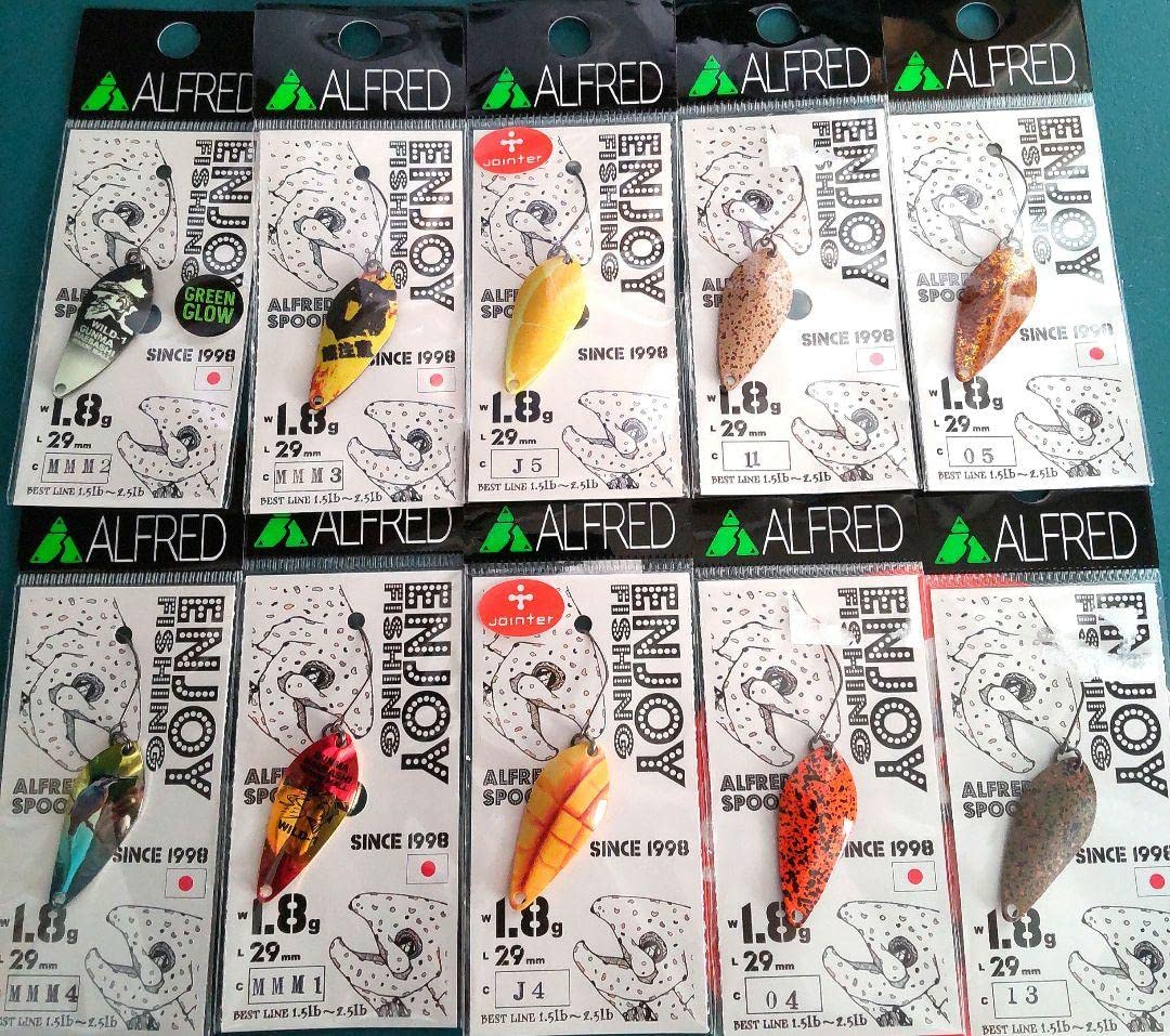 Amazon.co.jp: ルアー 釣り具 ALFRED アルフレッド トラウト ルアー 