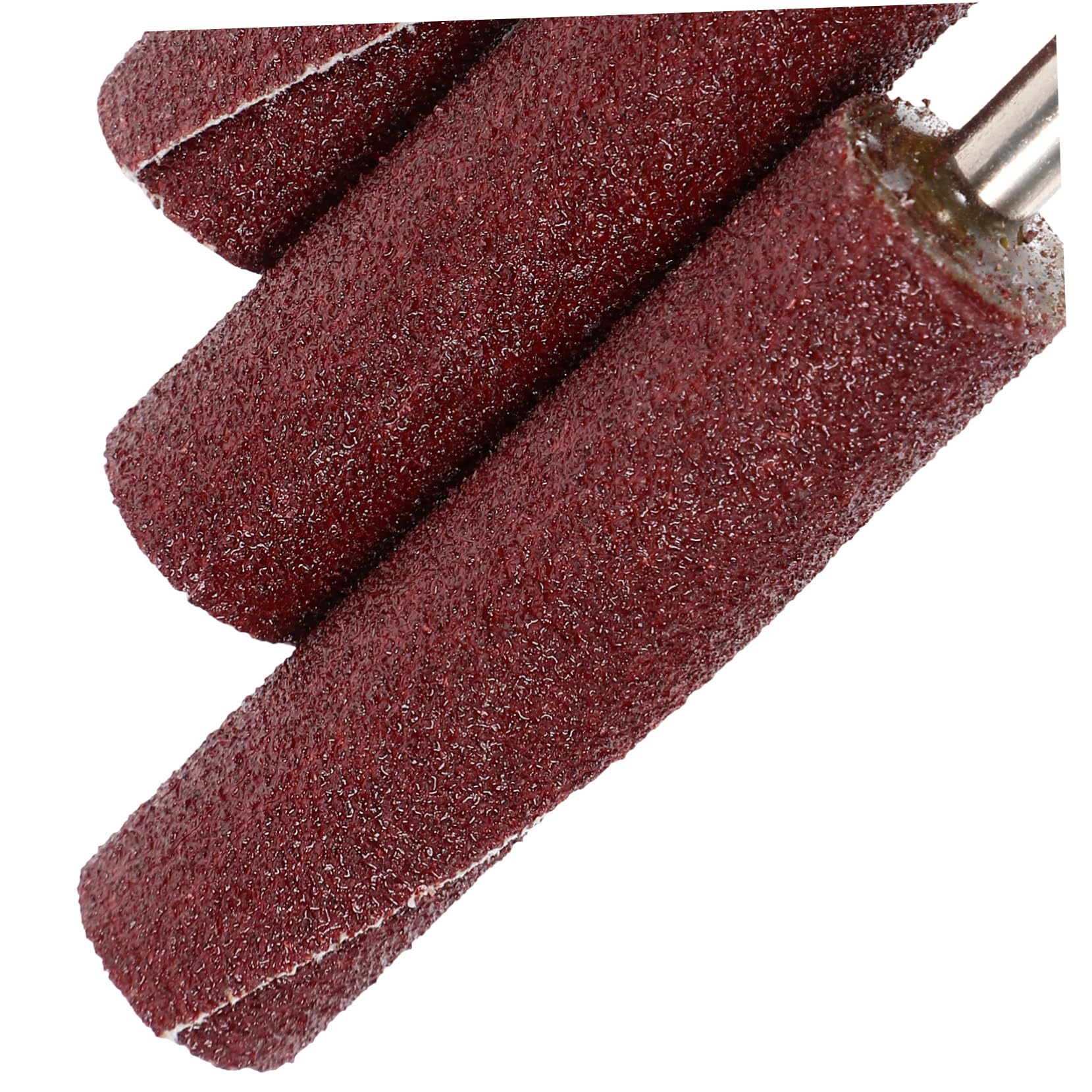 OSALADI 3pezzi Punte Smerigliatrice Cilindriche Manico 6mm in Ferro e Carta Abrasiva, Leggere e Pratiche per Progetti di Bricolage e Lavorazione del Legno