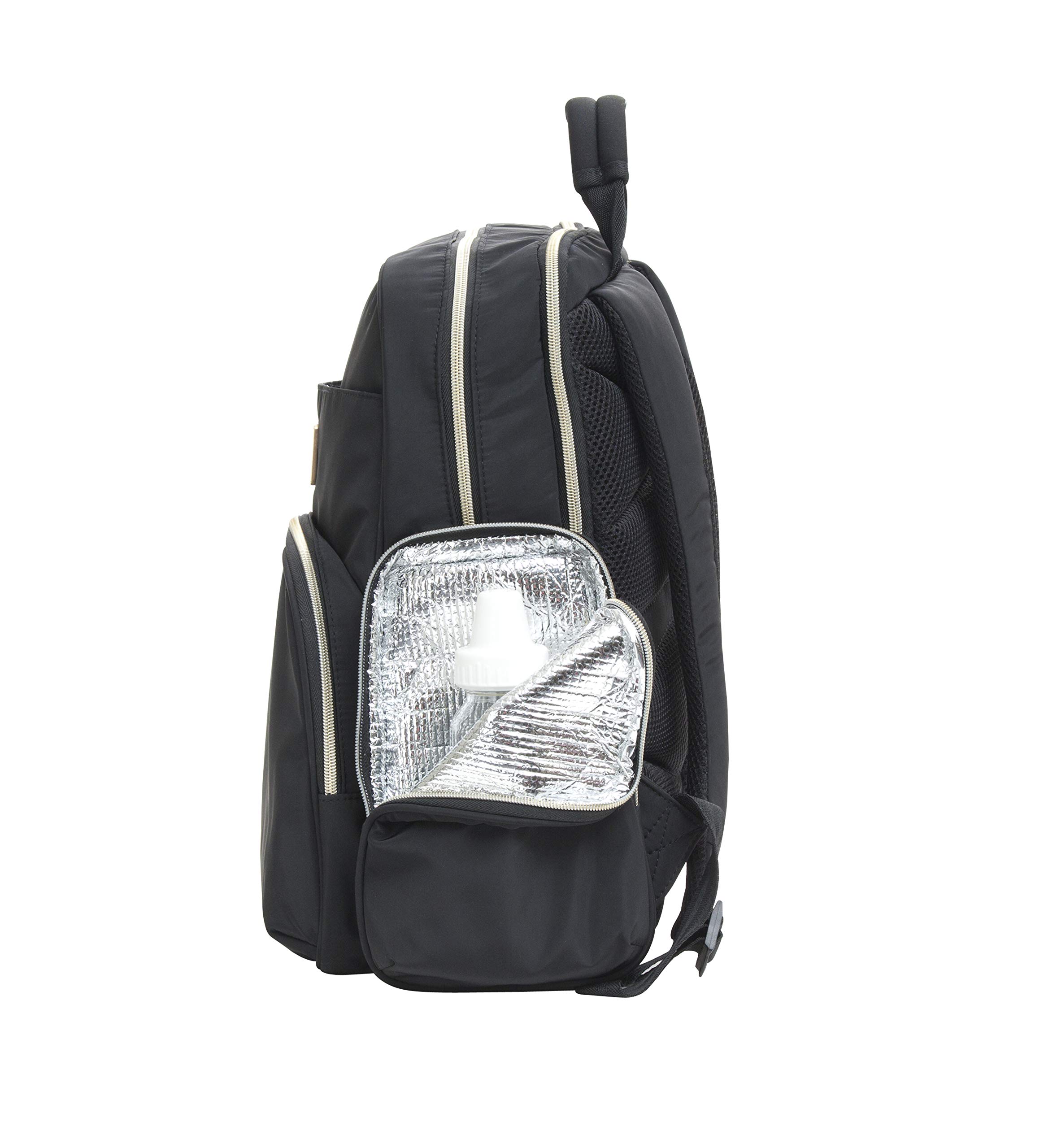 Ergobaby Anywhere Go Black Nylon Diaper Bag Backpack‎ Ergobaby Anywhere I Go Diaper Backpack main image 4