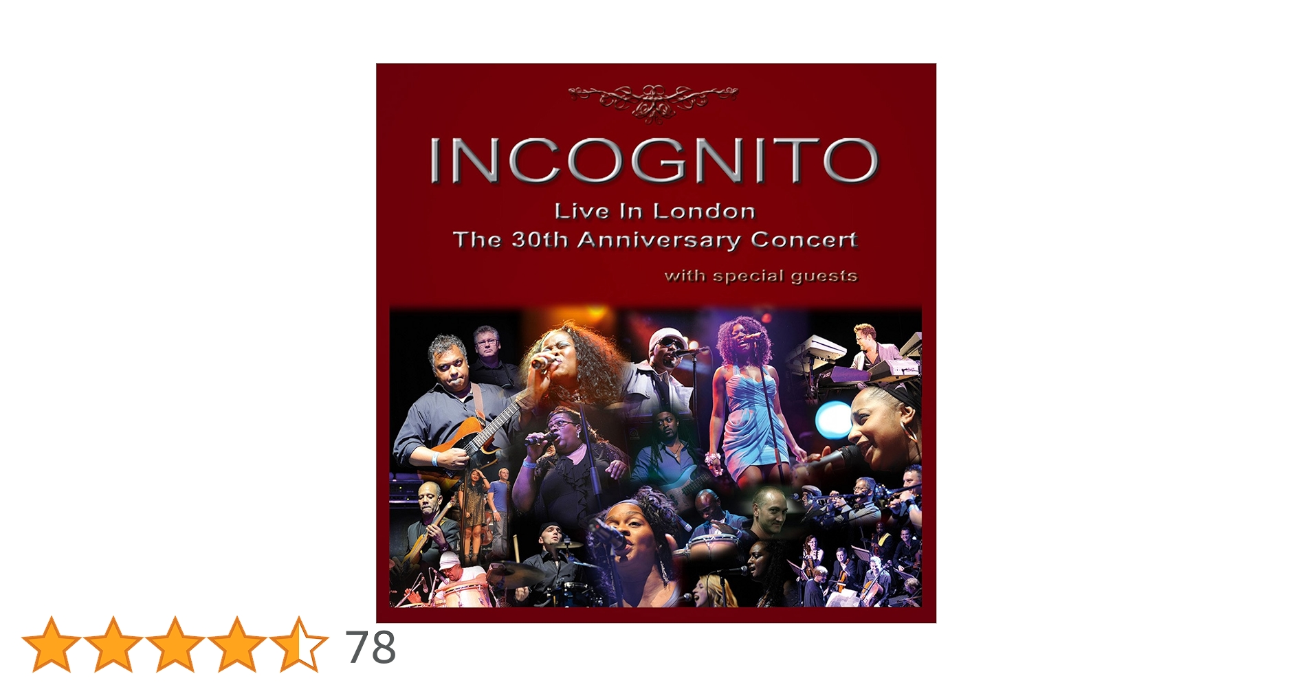【DVD】インコグニート/ライブ 30th Aniv.Concert Amazon.co.jp: Live in London: The 30th Anniversary: ミュージック