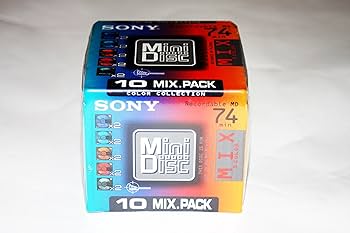 SONY ソニー 10MDW74KX MDカセット 新品 Amazon | SONY MD 74分 10枚パック カラーミックス | SONY