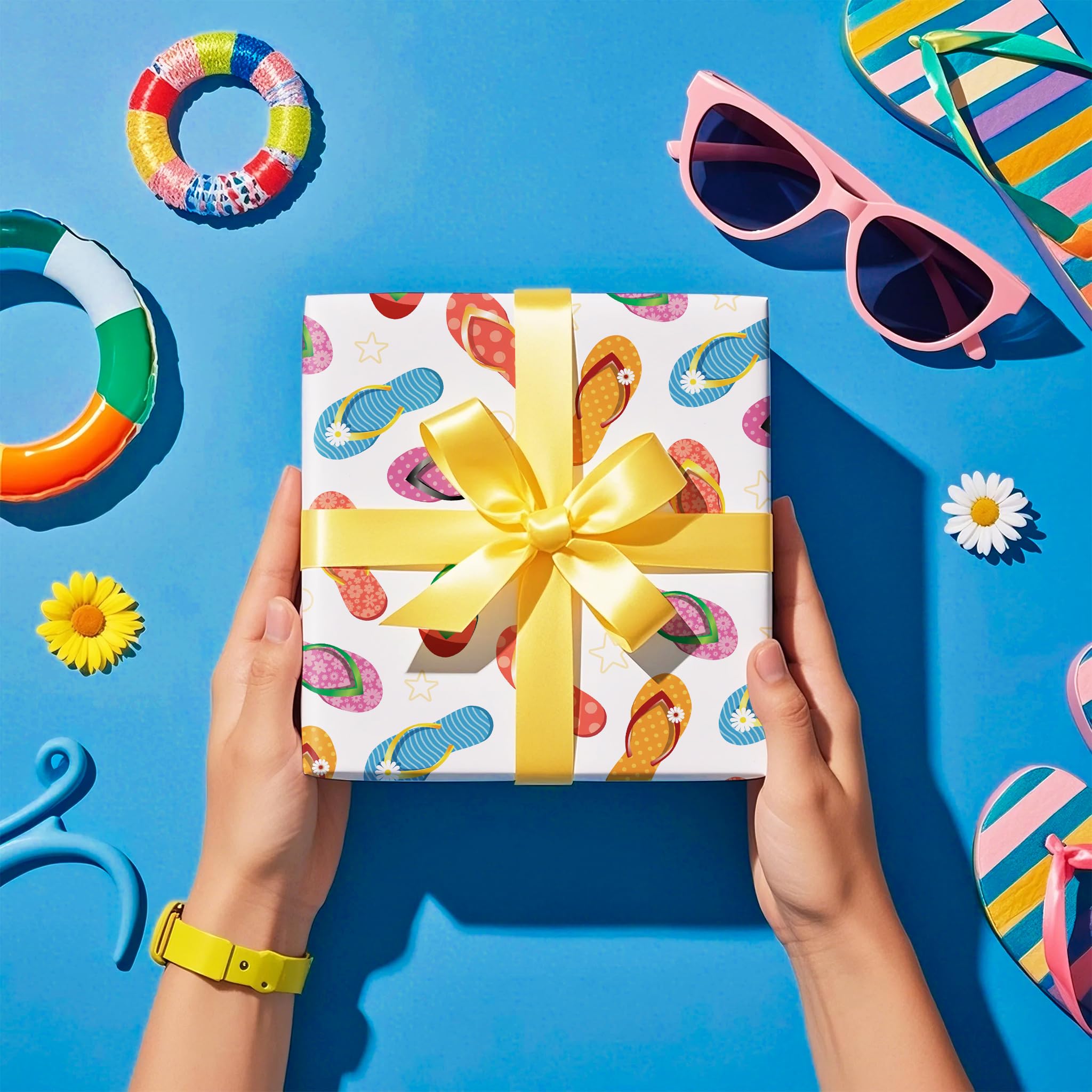 WRAPAHOLIC - Papel De Regalo De Papel Kraft 3D Para El Día De San