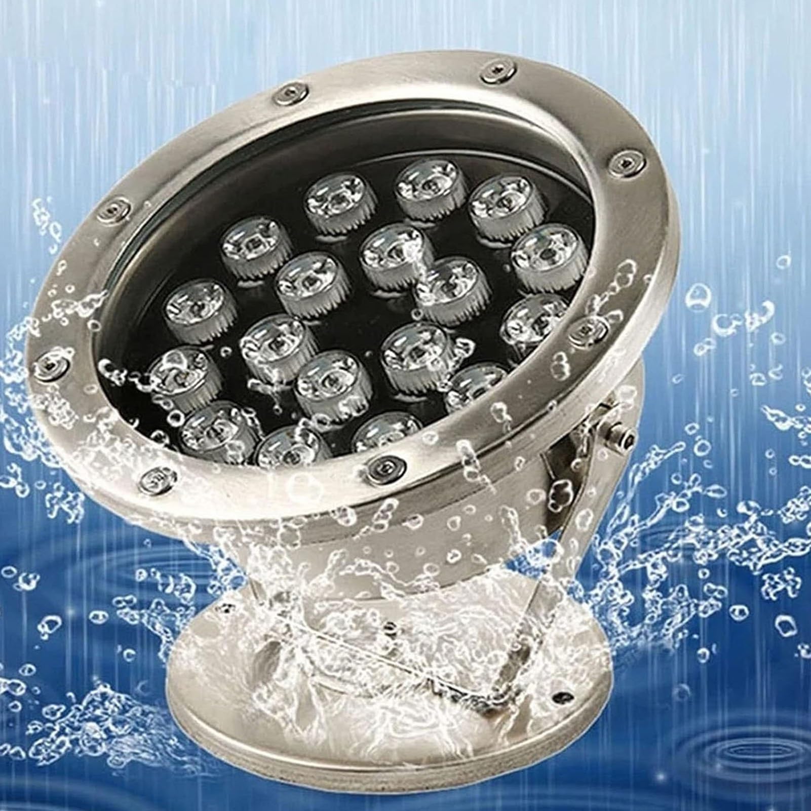 Led-ring, onderwaterfonteinlicht, 12 W, zwembadlicht, 12 V Led-ring, onderwaterfonteinlicht, 12 W, zwembadlicht, 12 V