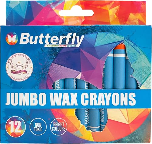 Butterfly Wax Crayon (Pack of 12)