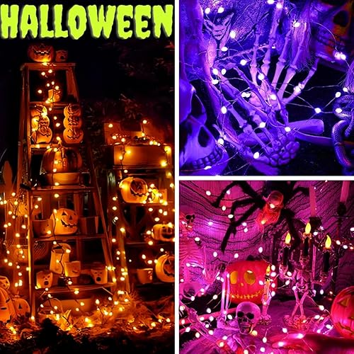 Miniatura 114 de Guirnalda de luces LED en forma de corazones rosas, 3 m, alimentada por pilas, temporizador, luces intermitentes, impermeable, para Navidad