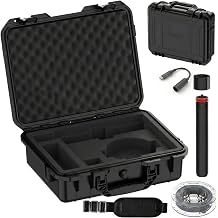 Starlink Mini Case with Tripod, Hard Carrying Travel Kit with Cable Winder and USB-C to DC Adapter Cable, Protective Storage Case for Starlink Mini Accessories, RV Camping Remote Work